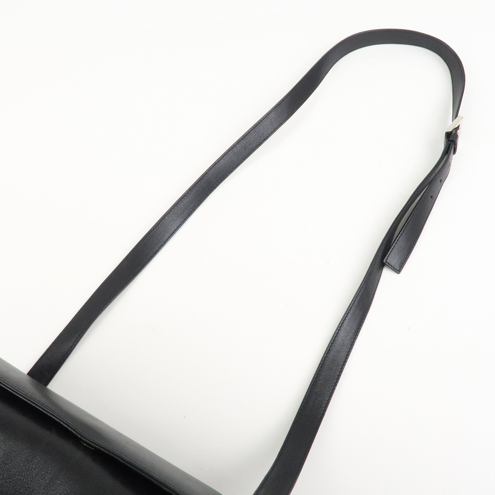 BVLGARI B-zero 1 Drum Leather Shoulder Bag Black
