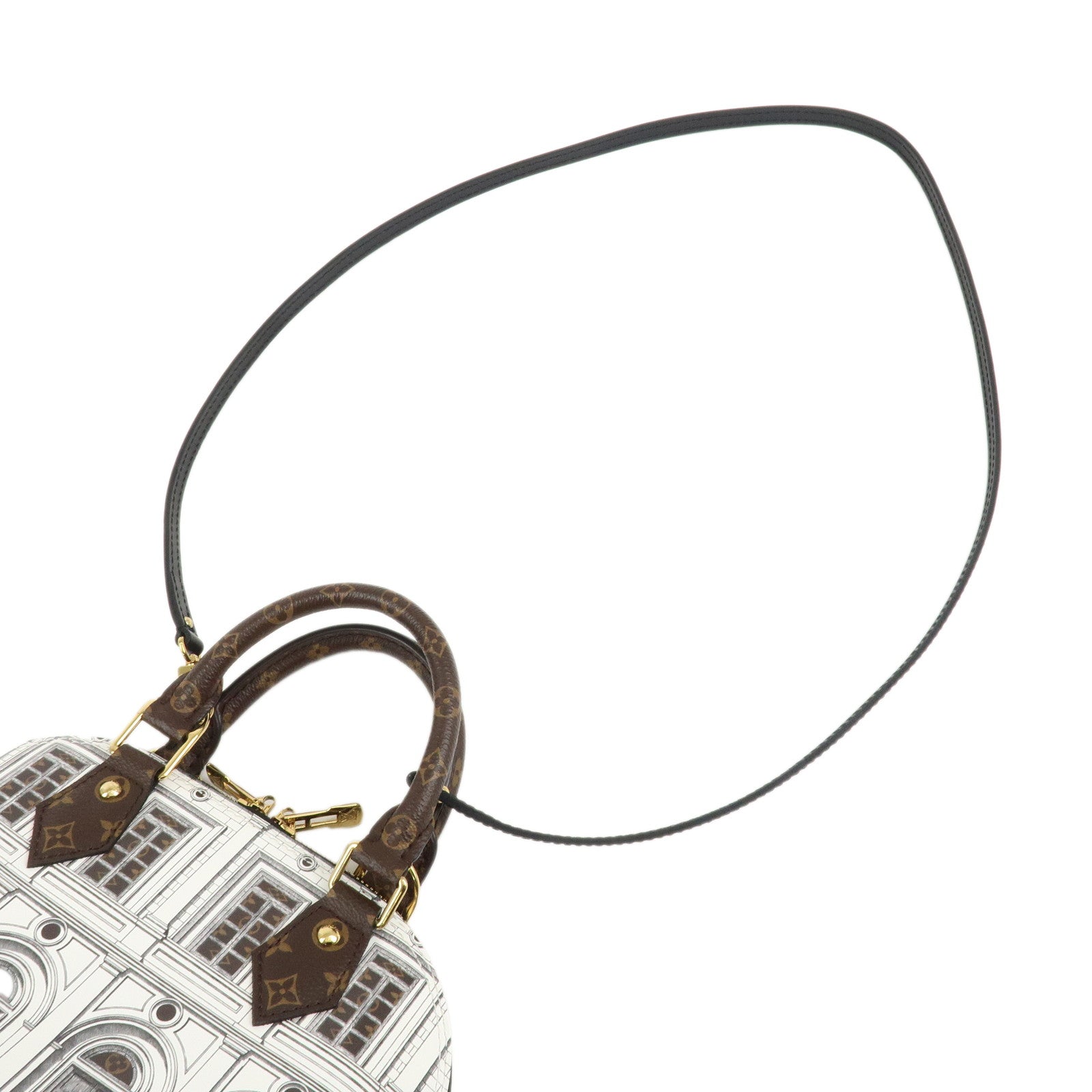 Louis Vuitton Fornasetti Monogram Patent Leather Alma BB Hand Bag Used