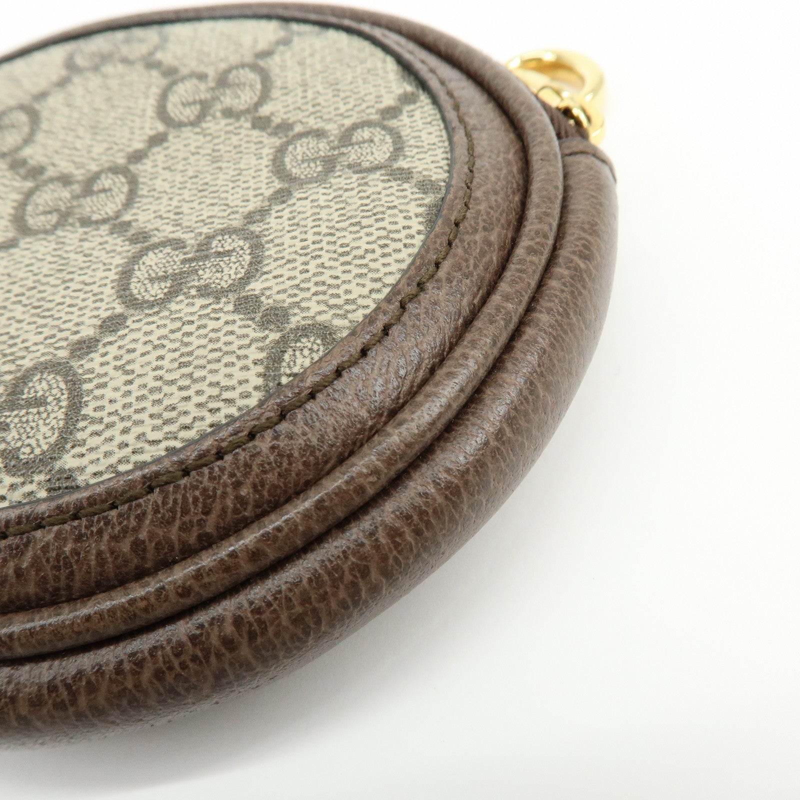 GUCCI Ophidia Sherry GG Supreme Leather Key Case Coin Case 574840