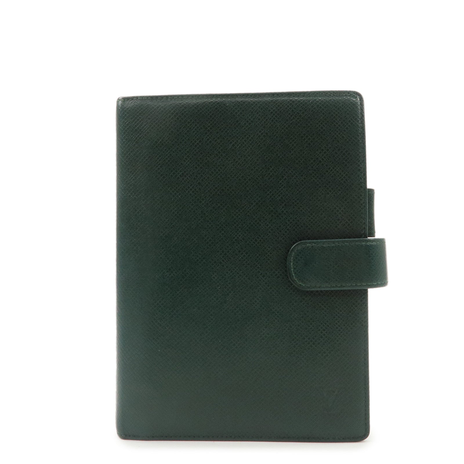 Louis Vuitton Taiga Agenda MM Planner Cover Epicea R20431 Used