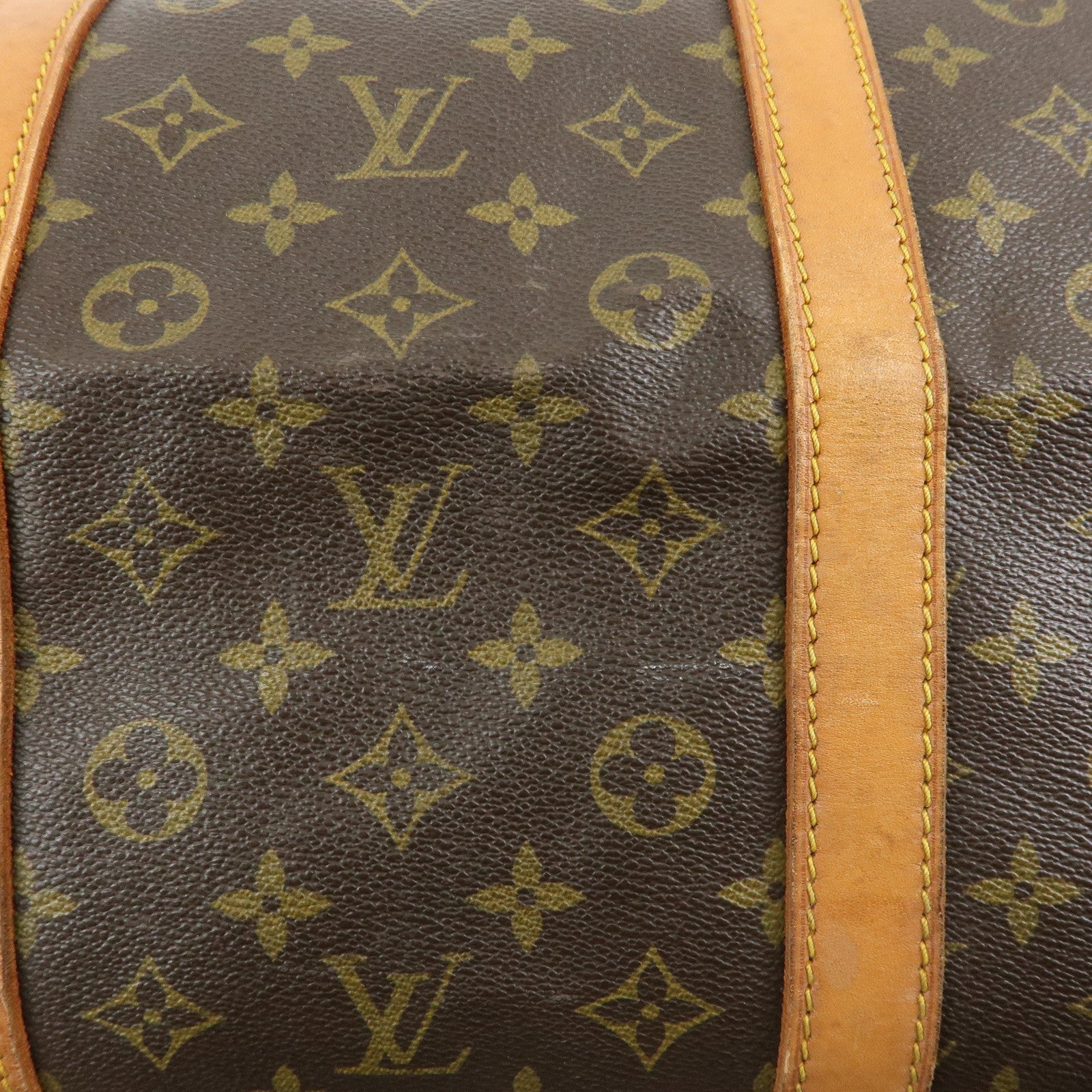 Louis Vuitton Monogram Keep All 60 Boston Bag Brown M41422