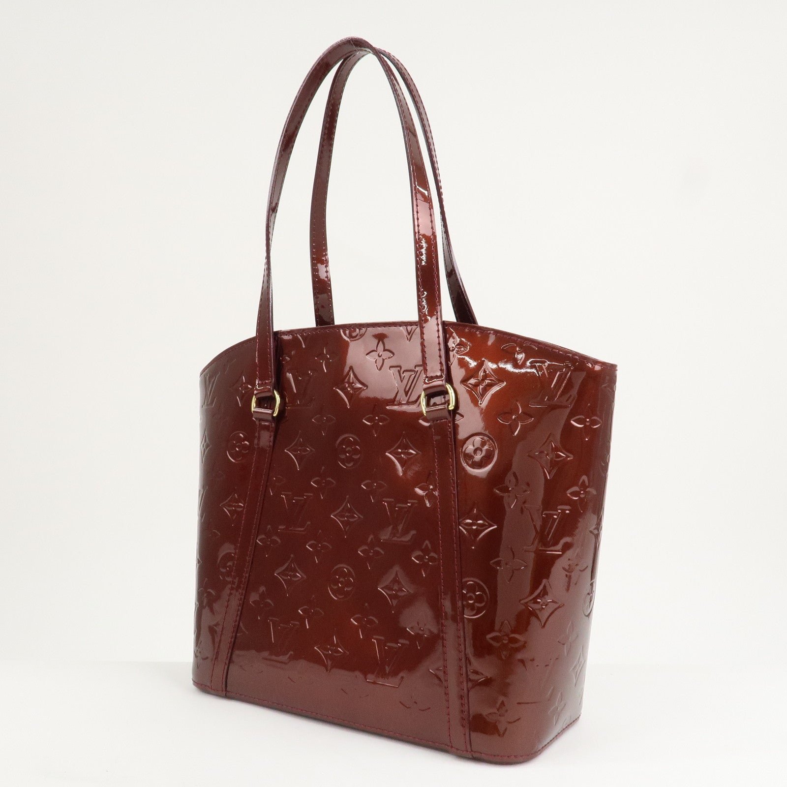 Louis Vuitton Monogram Vernis Avalon MM Tote Bag Amarante M91567