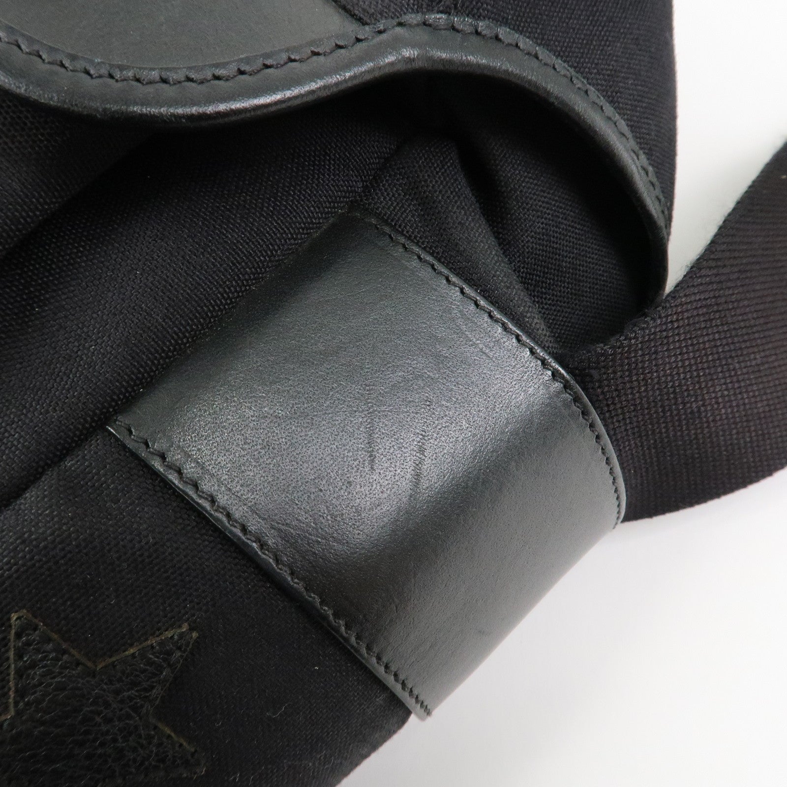 SAINT LAURENT PARIS Canvas Leather Crossbody Shoulder Bag Star