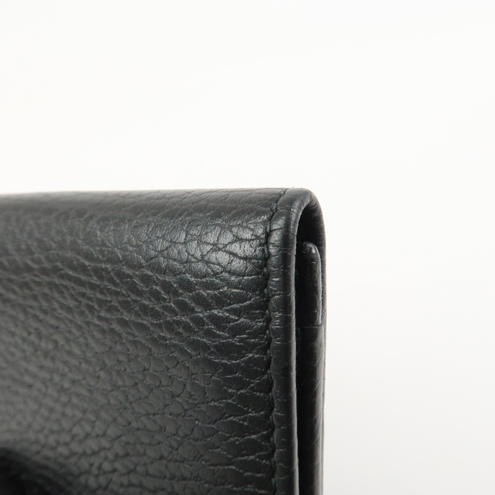 GUCCI GG Marmont Leather Card Case Card Holder Black 474748