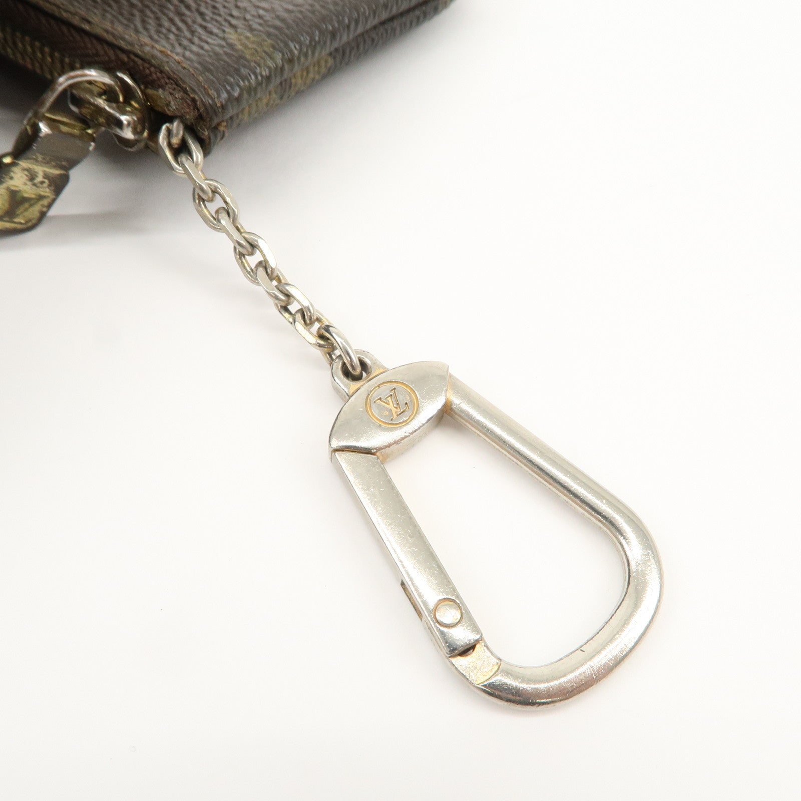 Louis Vuitton Monogram Pochette Cles Coin Case Key Case M62650