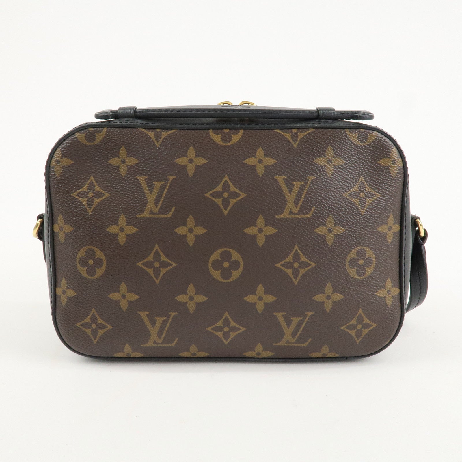 Louis Vuitton Monogram Saintonge Shoulder Bag Noir M43555 Used