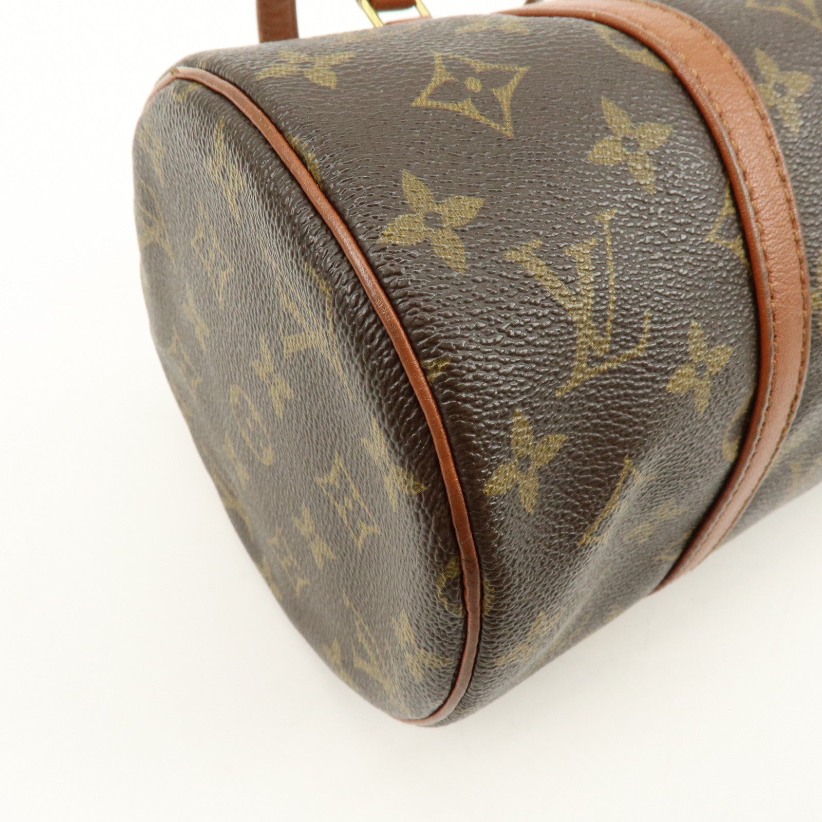 Louis Vuitton Monogram Papillon 30 Hand Bag Brown M51365