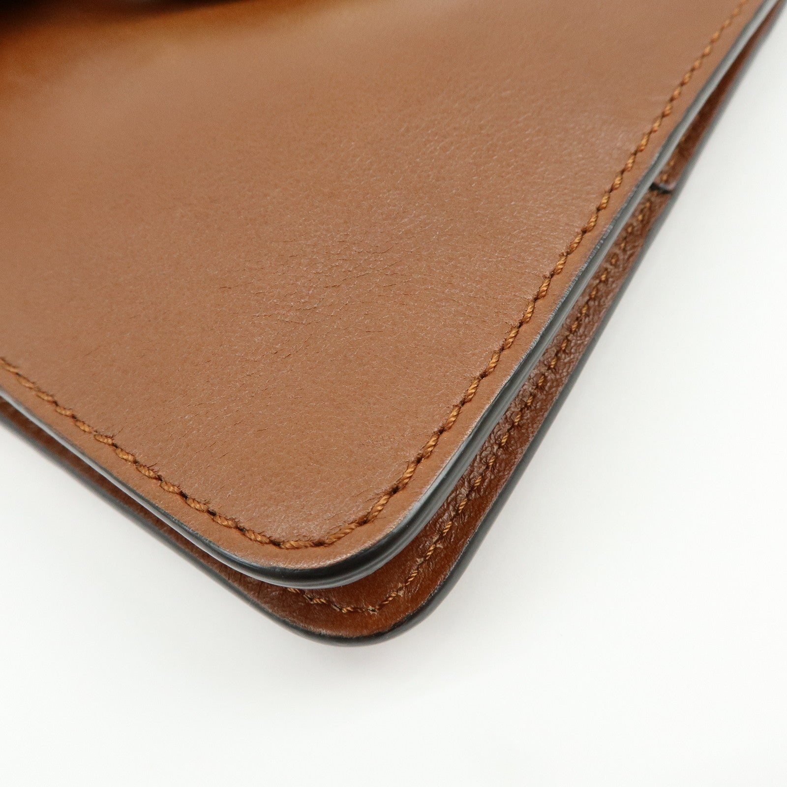 Chloe Faye Leather Suede Shoulder Bag Crossbody Bag Brown