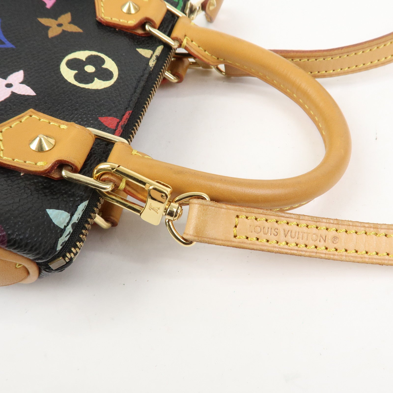 Louis Vuitton Monogram Multicolor Mini Speedy Mini Bag Noir M92644