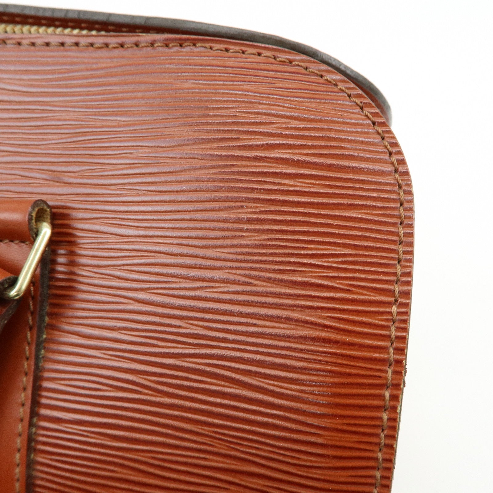 Louis Vuitton Epi Leather Soufflot Hand Bag Kenya Brown M52223