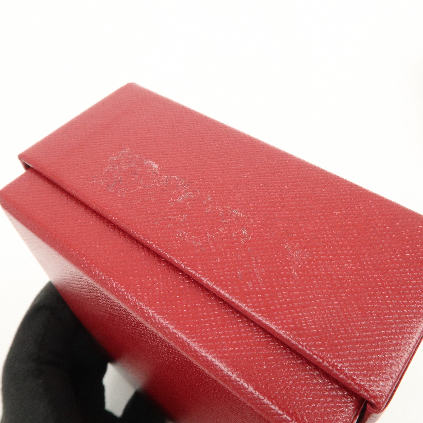 Cartier Set of 2 Pair Jewelry Box Ring Box Display Box Red