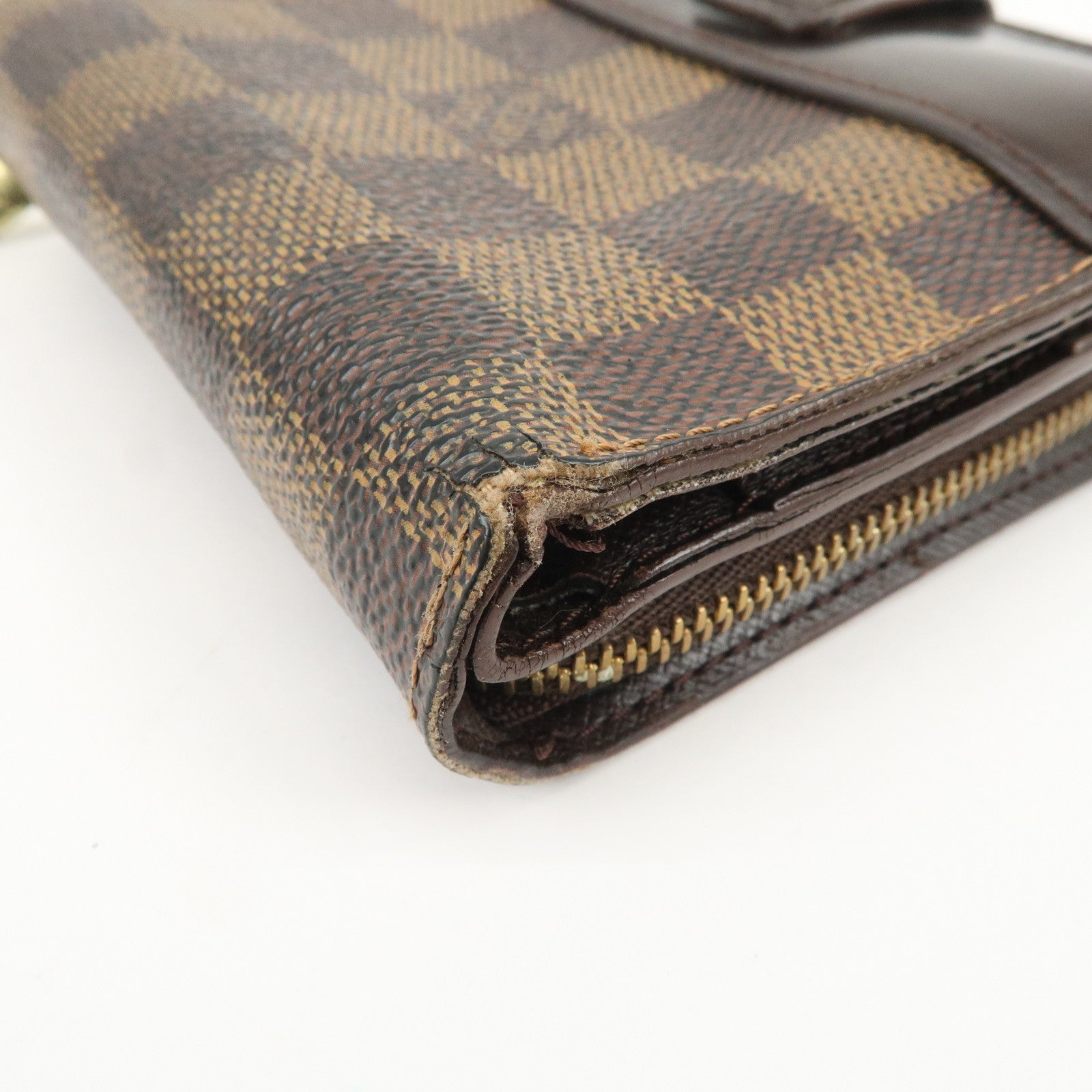 Louis Vuitton Damier Compact Zippy Bi-fold Small Wallet N61668
