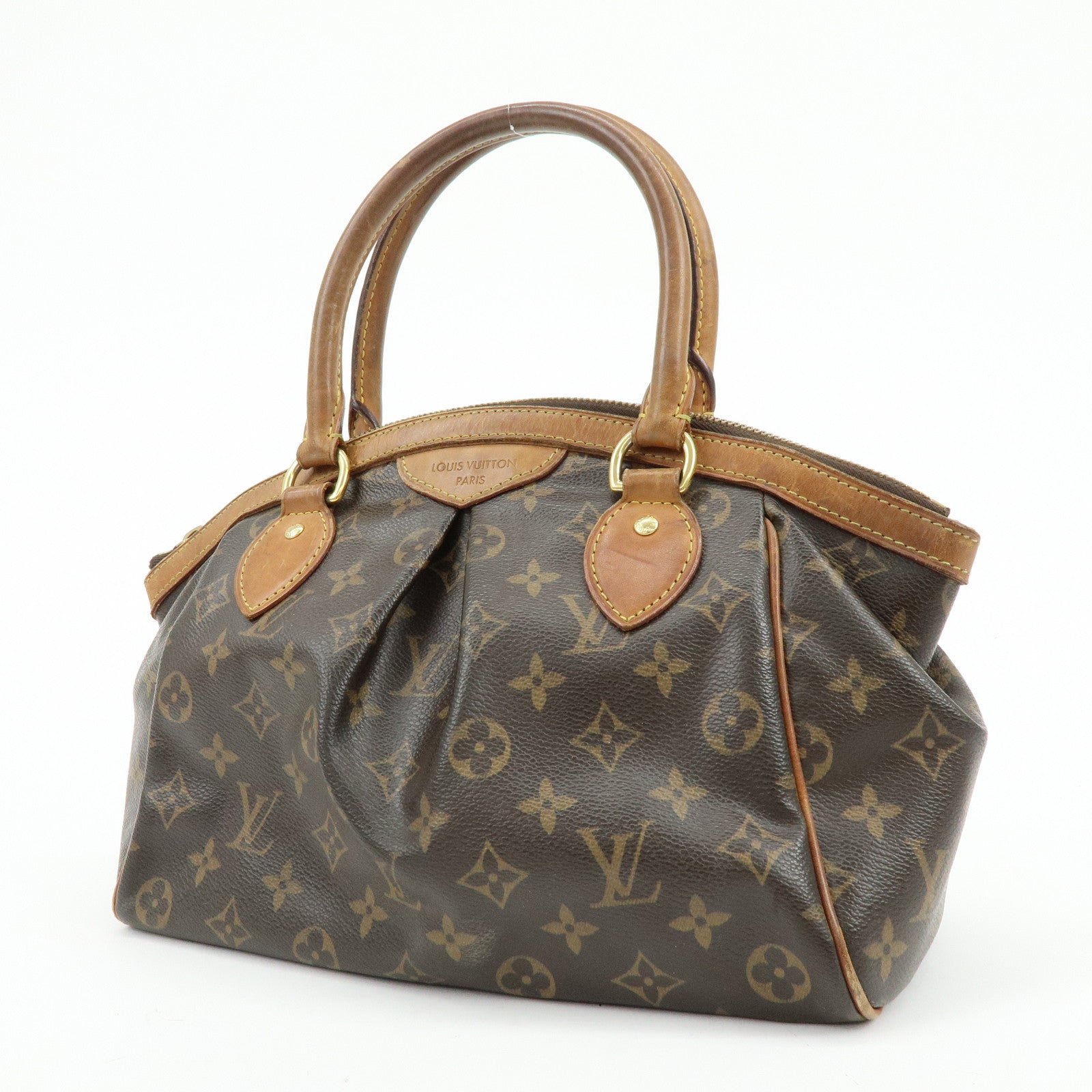 Louis Vuitton Monogram Tivoli PM Hand Bag Shoulder Bag Brown M40143