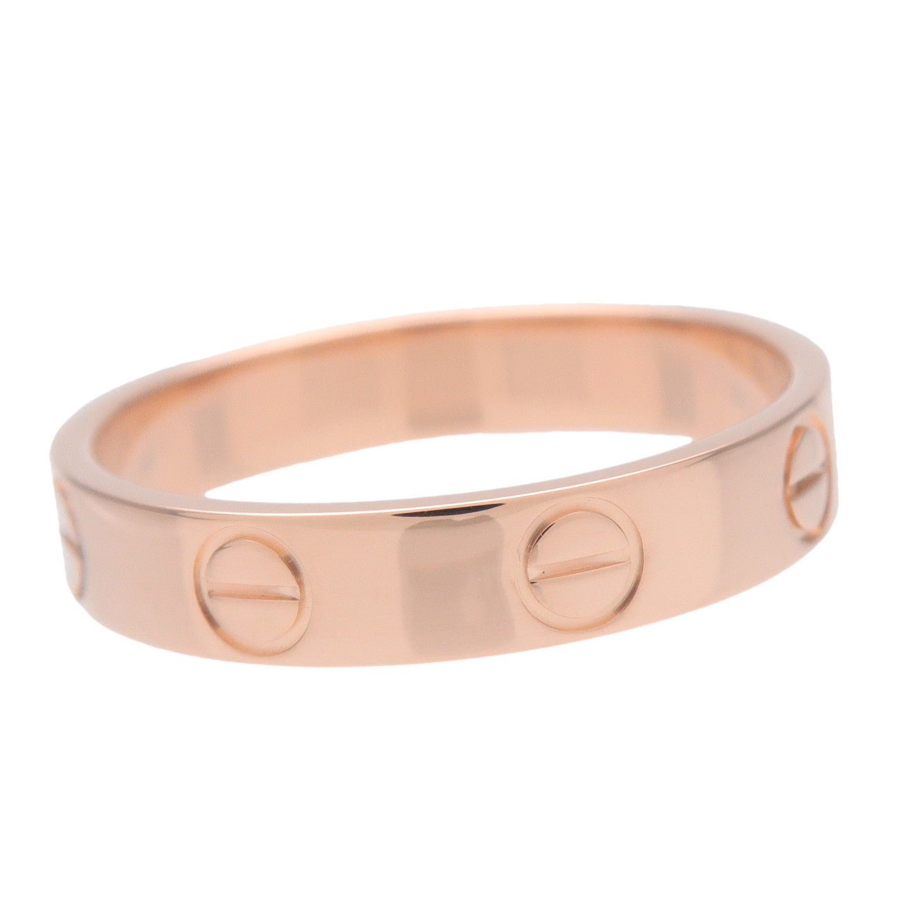 Cartier Mini Love Ring #51 K18 750PG Rose Gold US5.5 EU51 HK12