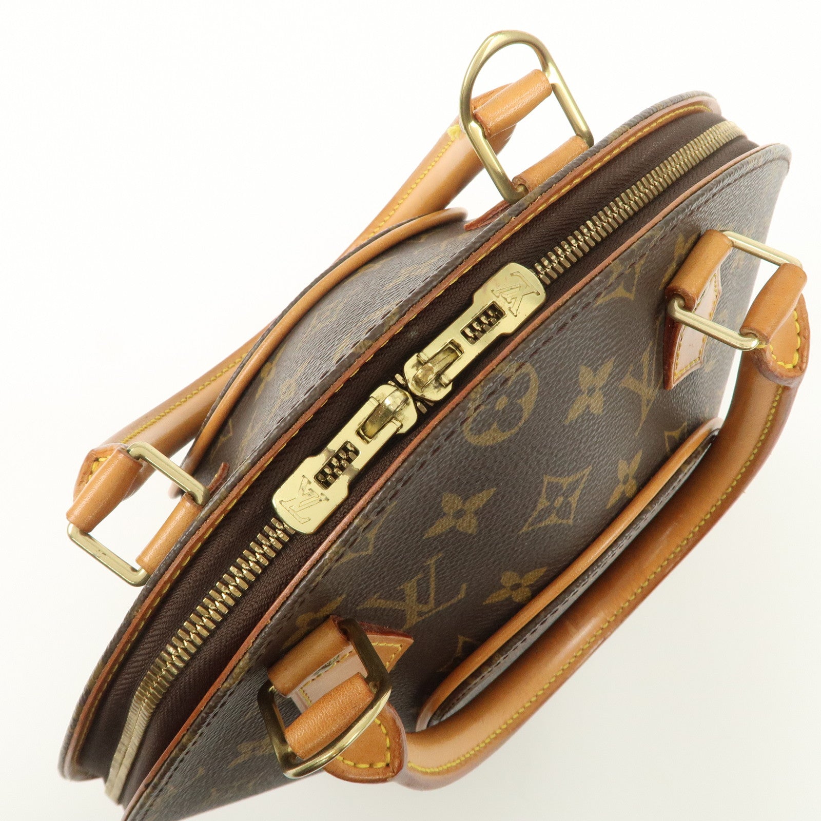 Louis Vuitton Monogram Ellipse PM Hand Bag Brown M51127