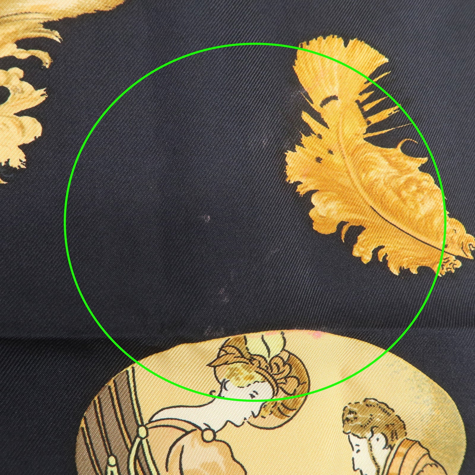 HERMES Carre 90 Silk 100% COUVEE D'HERMES Scarf Black Brown