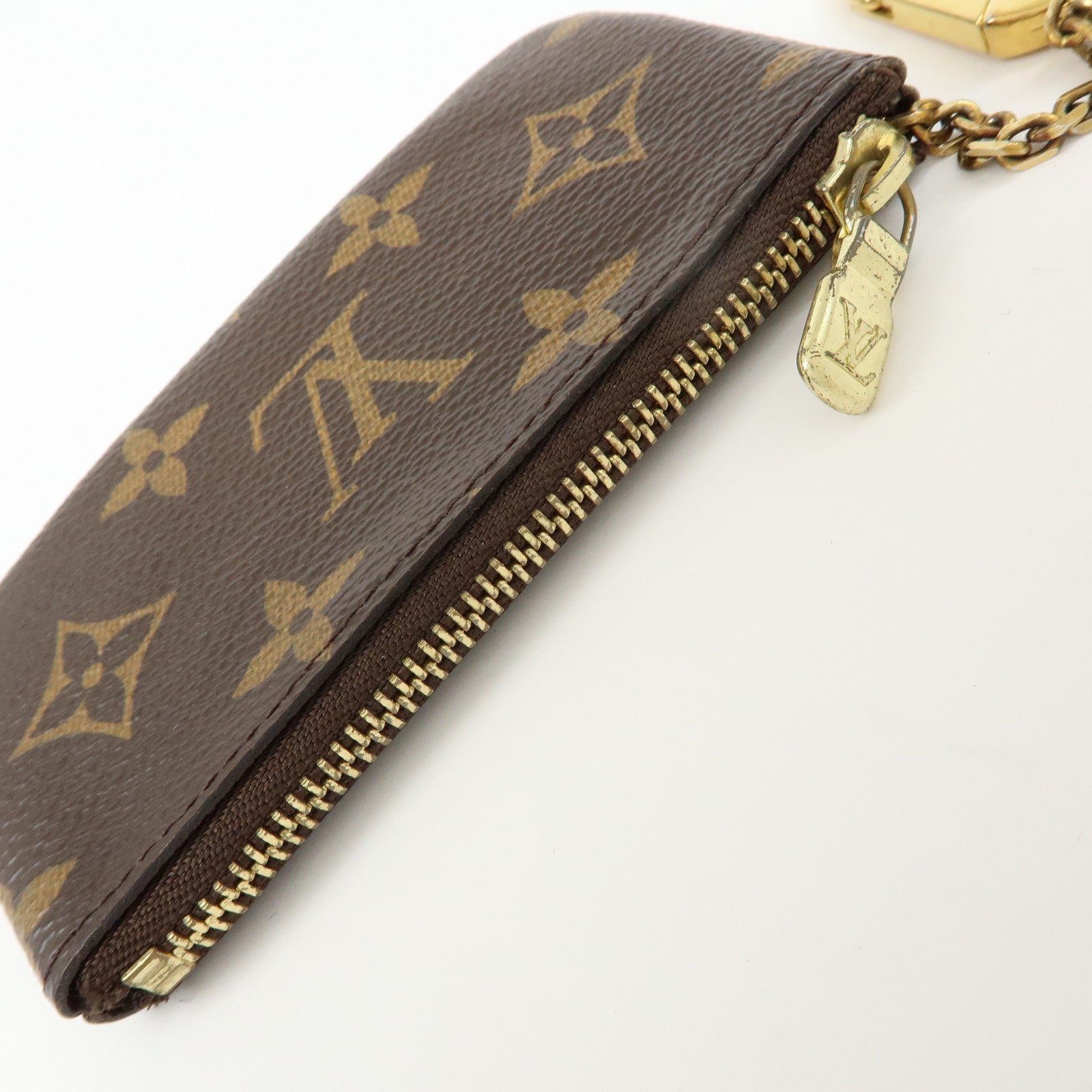 Louis Vuitton Monogram Pochette Cles Coin Case Key Case M62650