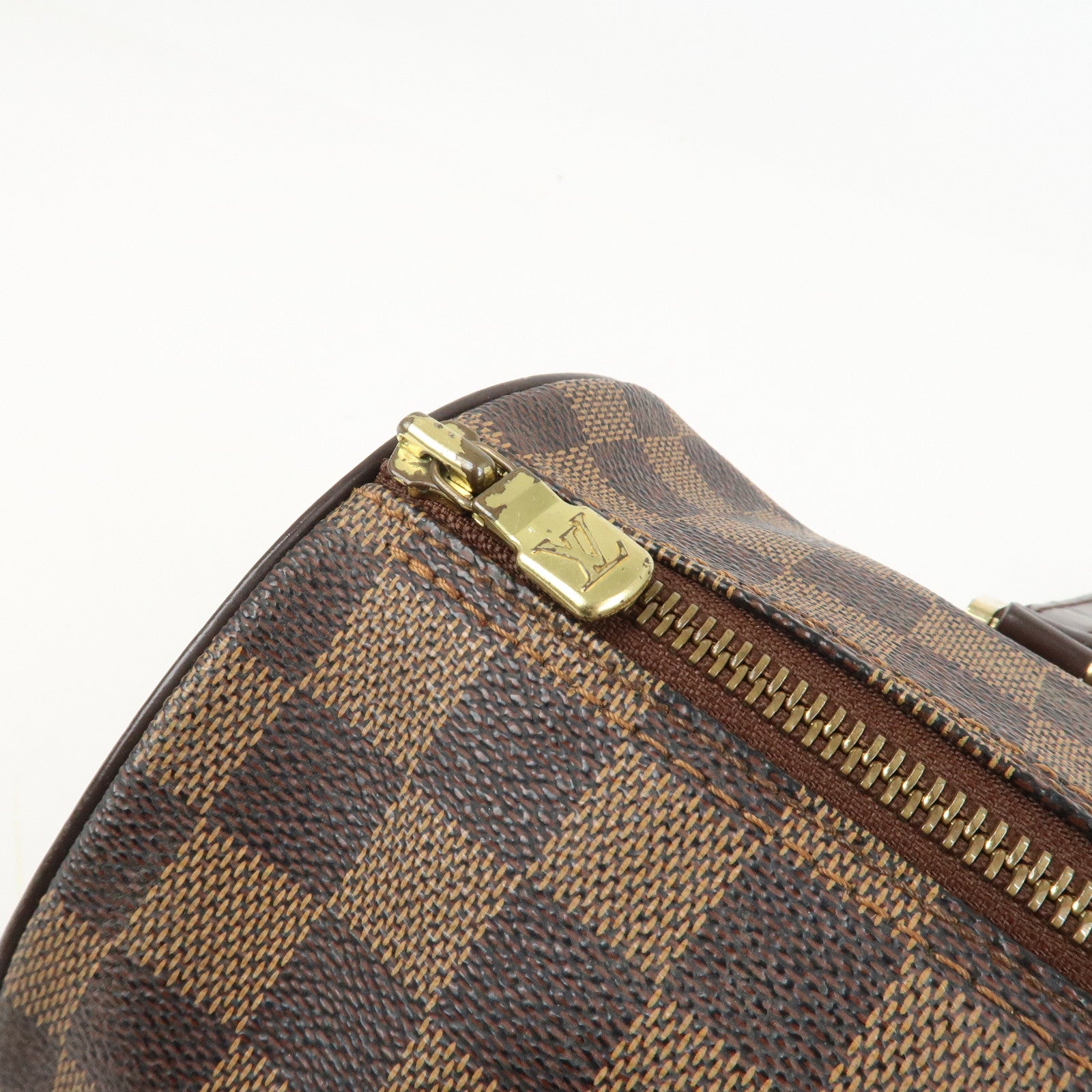 Louis Vuitton Damier Ebene Papillon 30 Hand Bag Brown N51303