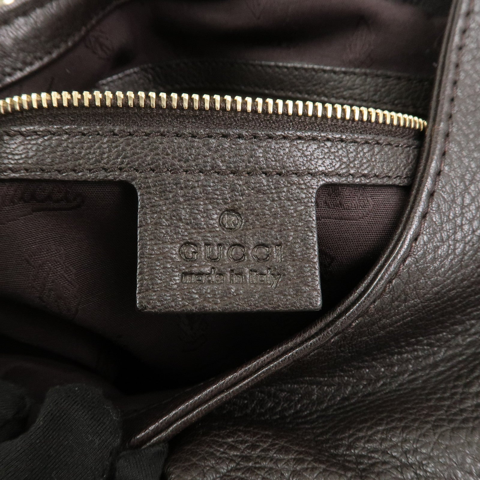 GUCCI New Jackie Leather 2Way Shoulder Bag Tassel Charm 219725