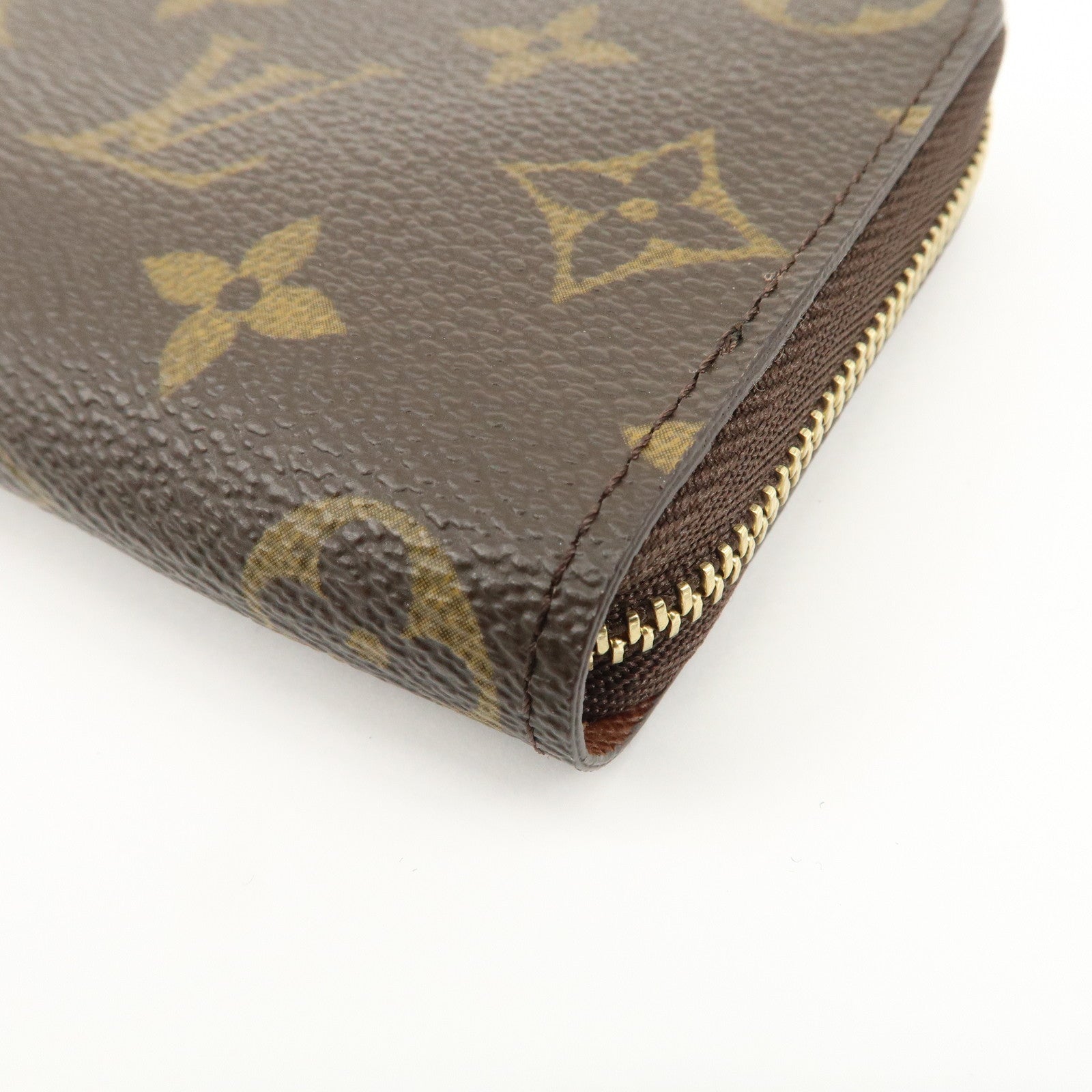 Louis Vuitton Monogram Zippy Coin Purse Coin Case Brown M60067 Used