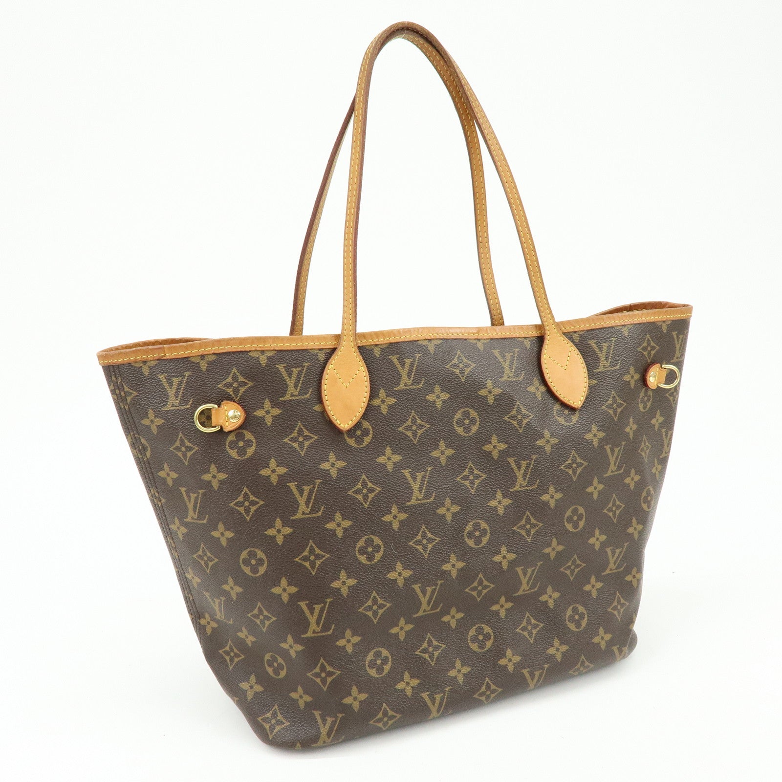 Louis Vuitton Monogram Neverfull MM Tote Bag Brown M41178