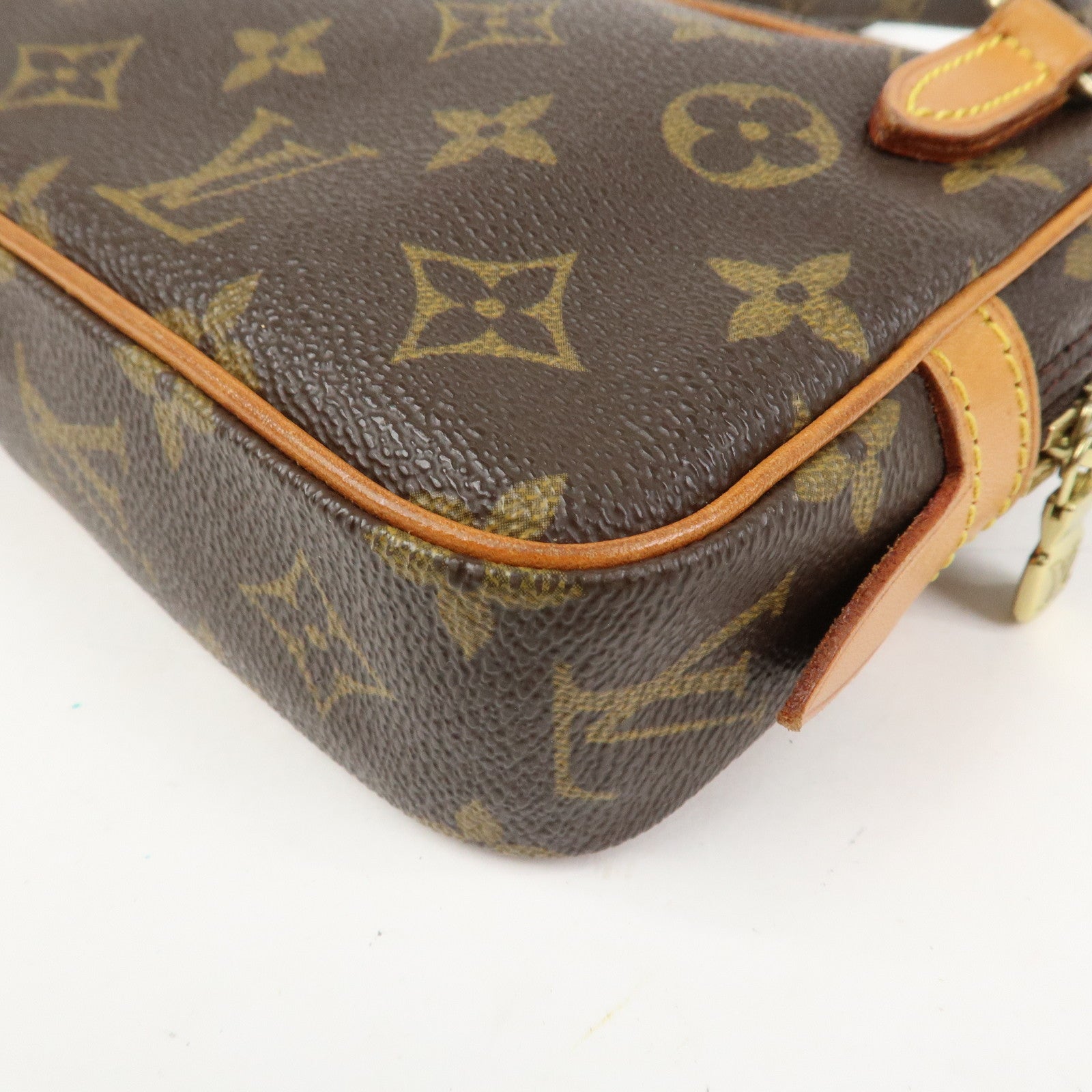 Louis Vuitton Monogram Pochette Marly Bandouliere Bag Brown M51828