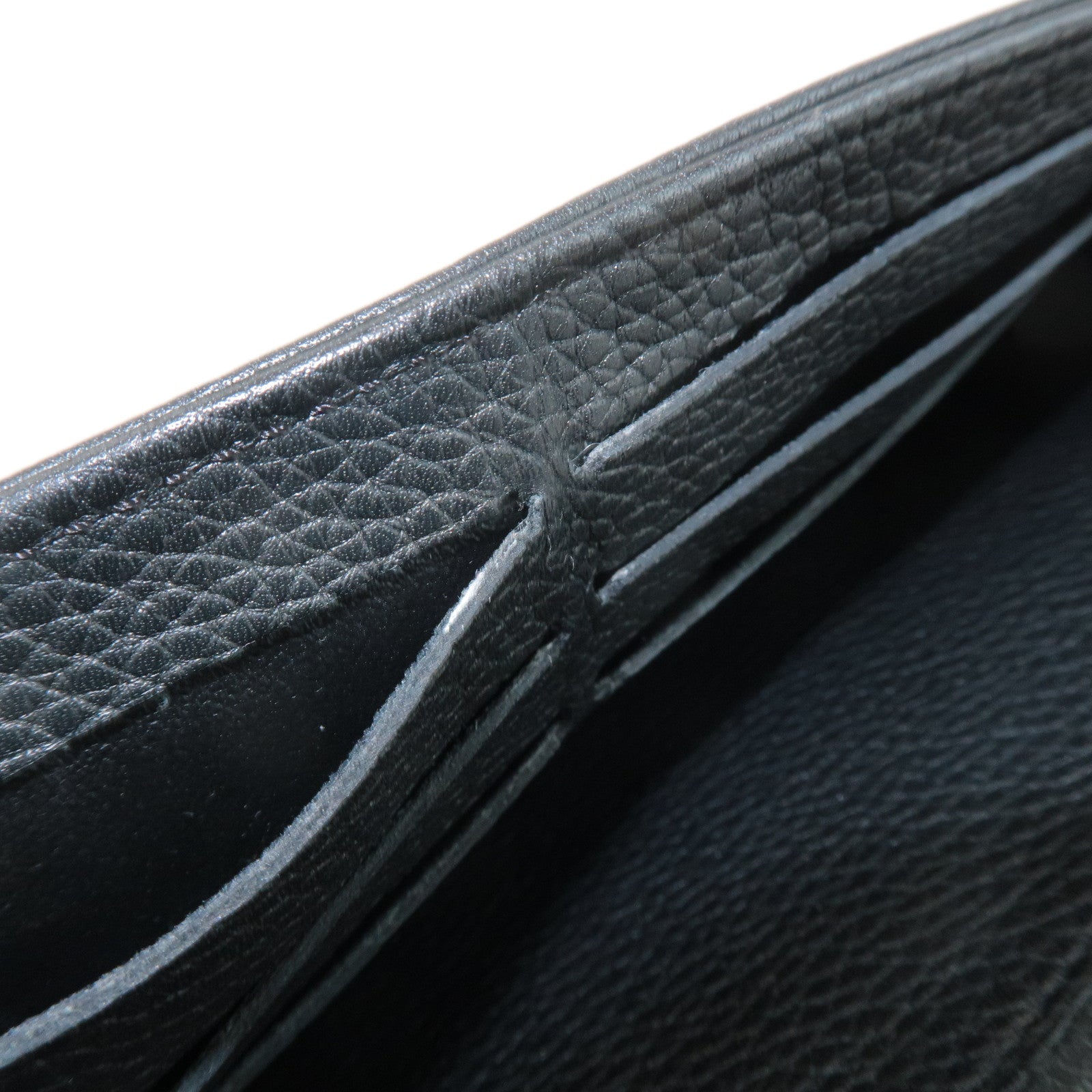 Louis Vuitton Monogram Mahina Portefeuille Iris Wallet Noir M60143 Used