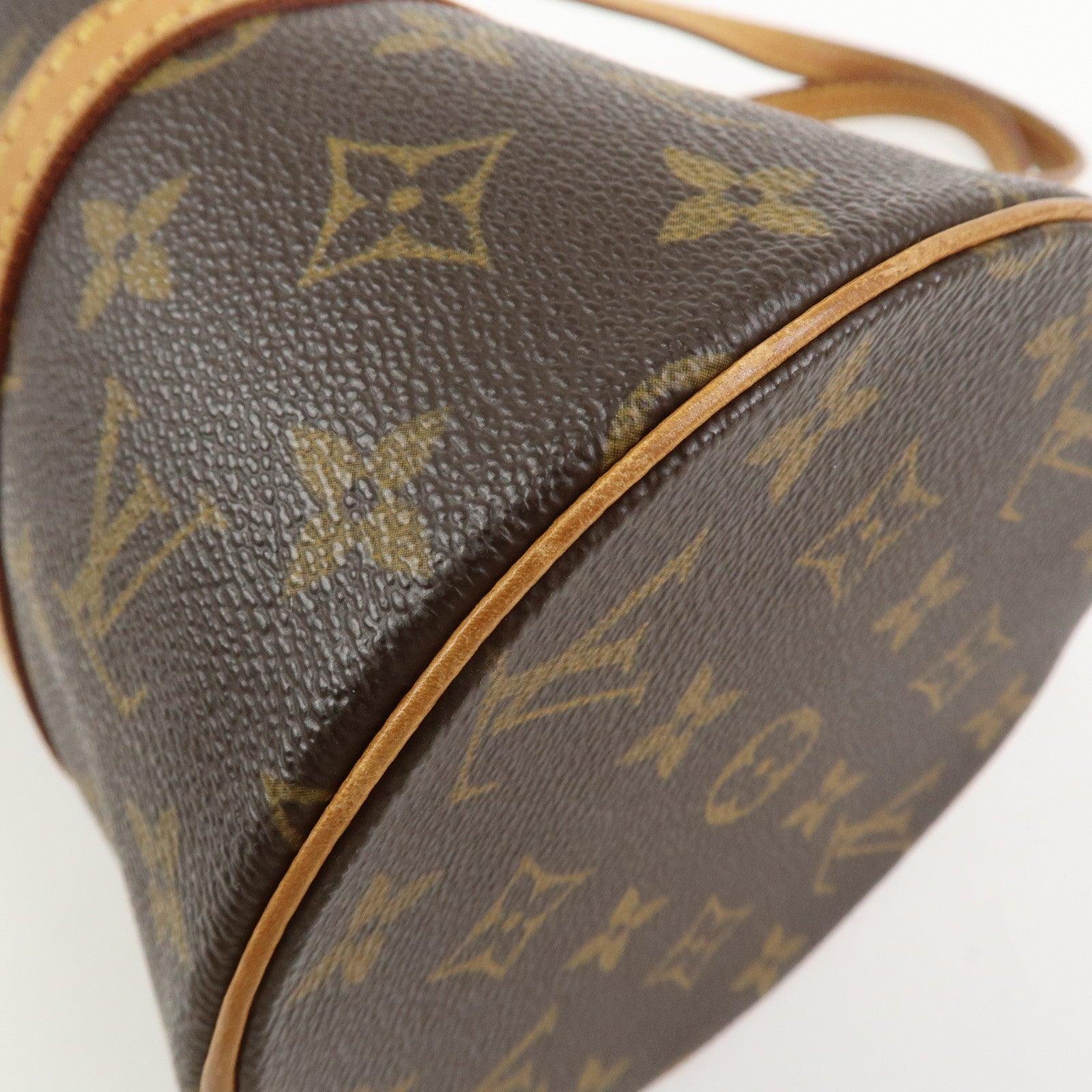 Louis Vuitton Monogram Papillon 30 Hand Bag Brown M51385