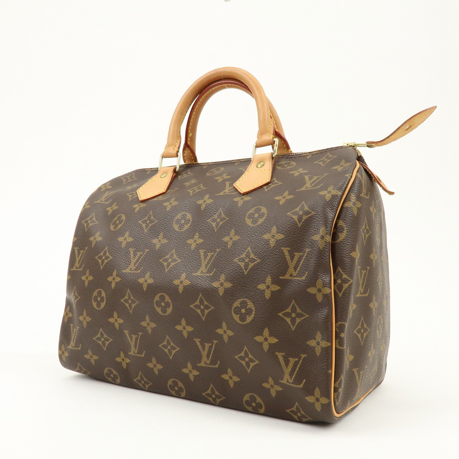 Louis Vuitton Monogram Speedy 30 Boston Bag Hand Bag Brown M41526
