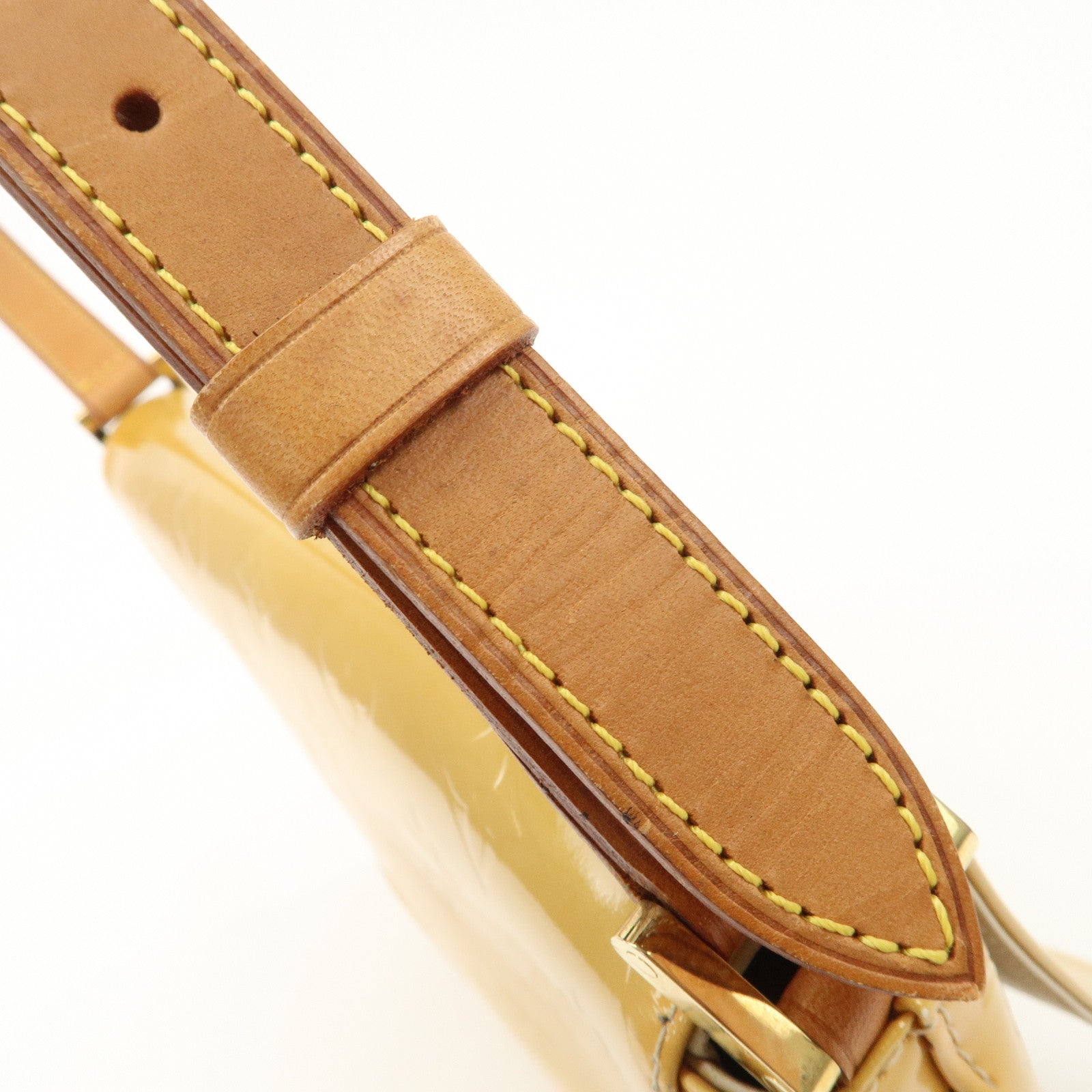 Louis Vuitton Vernis Thompson Street Shoulder Bag Beige M91008 Used
