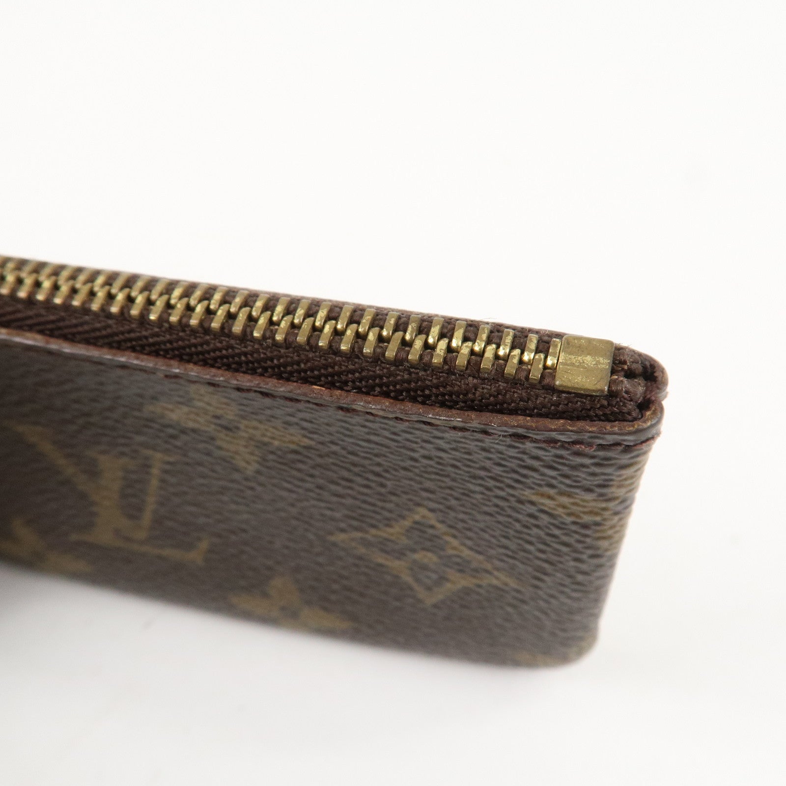 Louis Vuitton Set of 2 Monogram Canvas Coin Case Brown M62650 Used