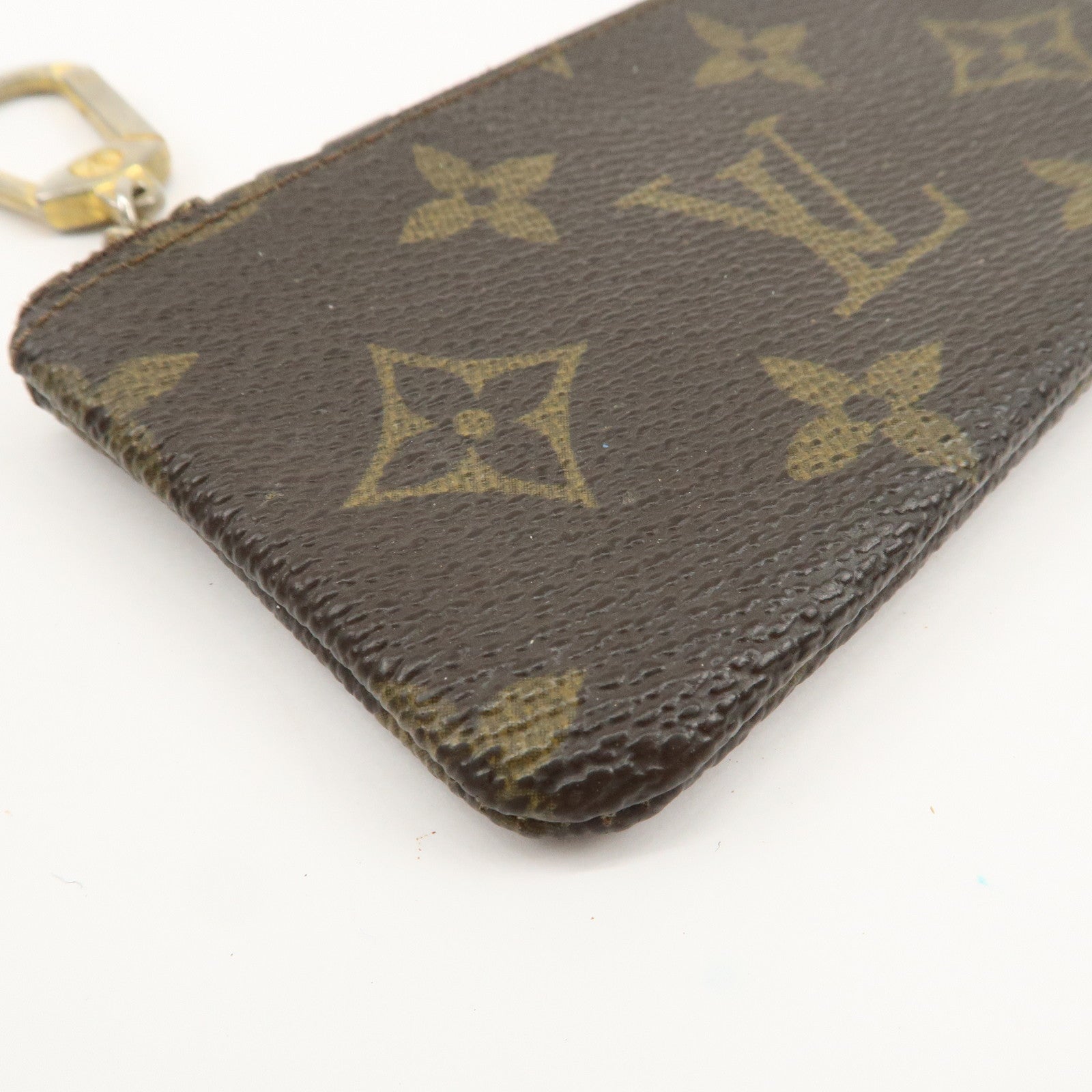Louis Vuitton Monogram Set of 2 Canvas Coin Case Brown M62650 Used