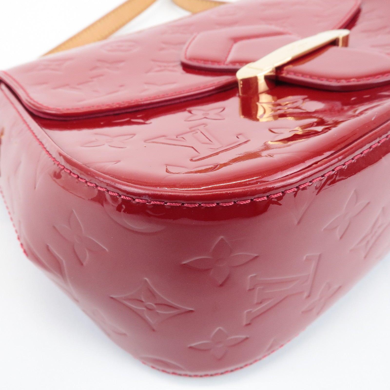 Louis Vuitton Vernis Leather Bellflower GM Pomme d'Amour M91708