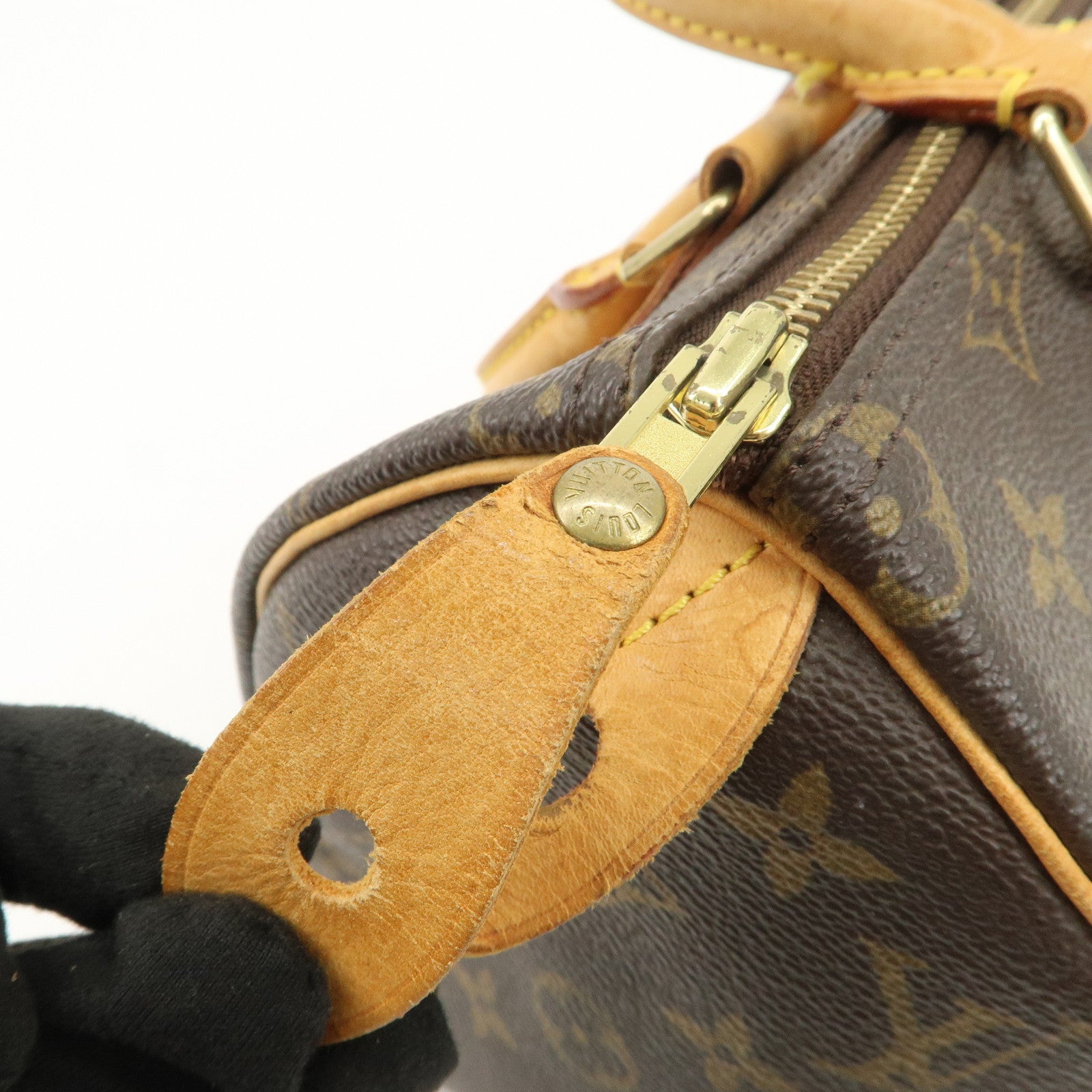 Louis Vuitton Monogram Speedy 25 Boston Bag Hand Bag Brown M41528
