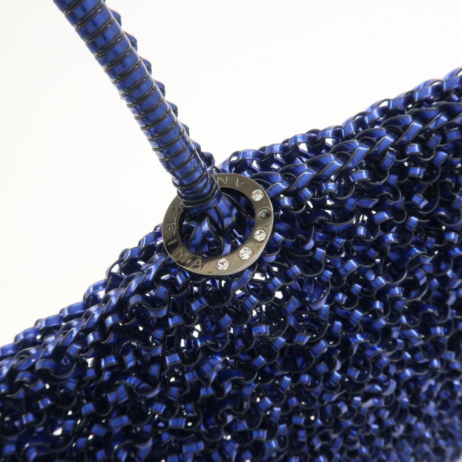 ANTEPRIMA Wire Bag PVC Hand Bag Shoulder Bag Blue