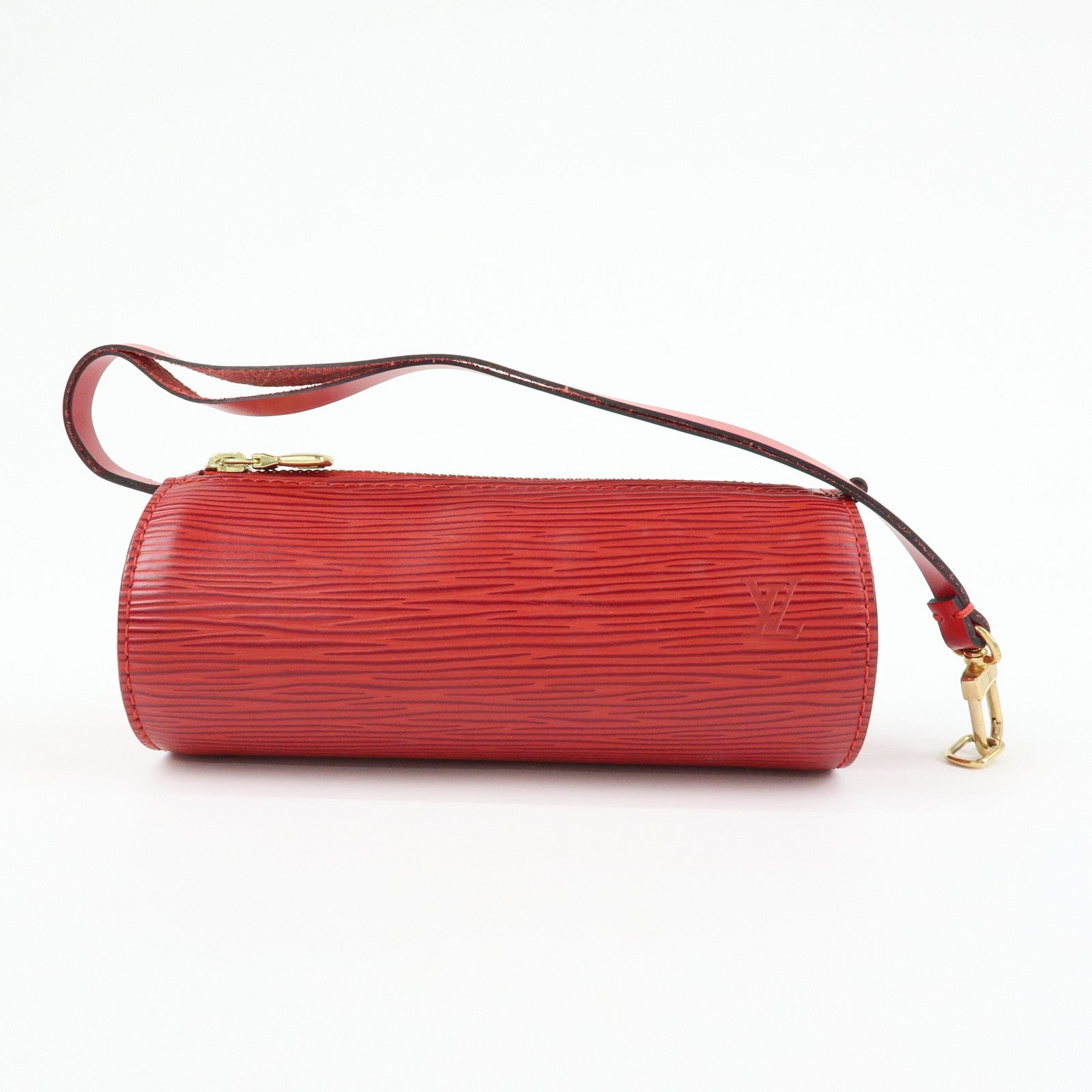 Louis Vuitton Monogram Epi Set of 4 Pouch Hand Bag Castillian Red