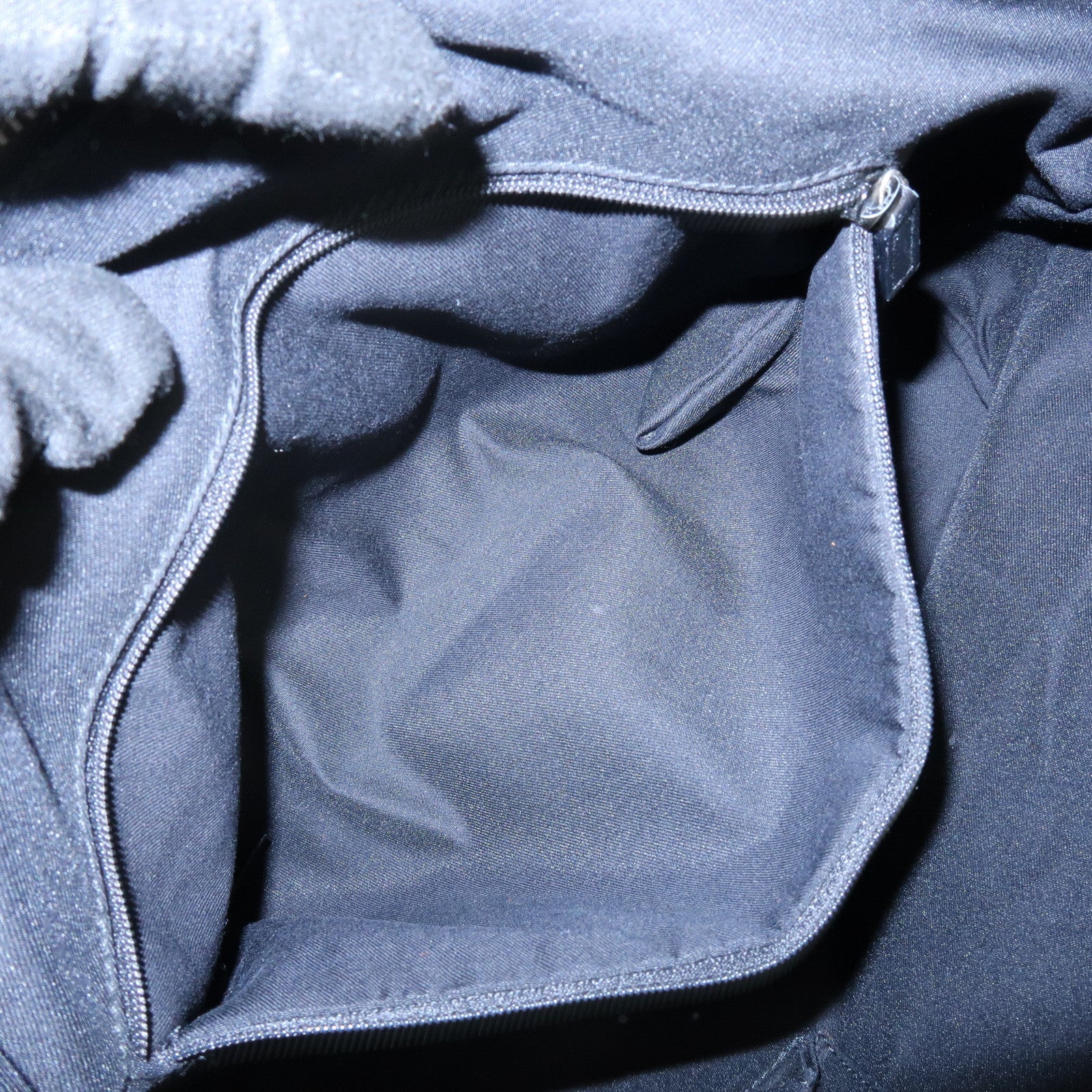 GUCCI Abbey GG Canvas Leather Tote Bag Shoulder Bag Black 141470