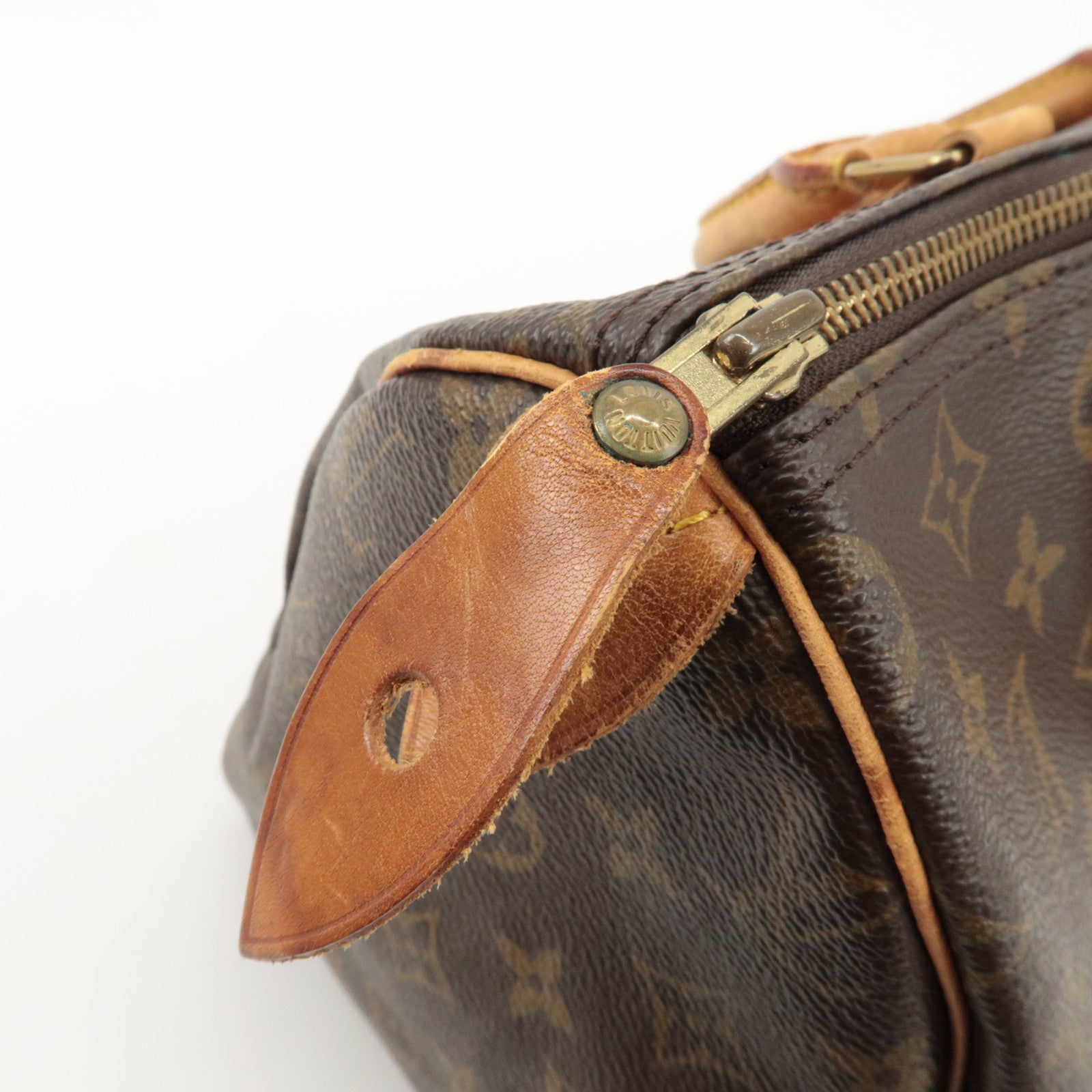 Louis Vuitton Monogram Speedy 30 Hand Bag Boston Bag M41526 Used