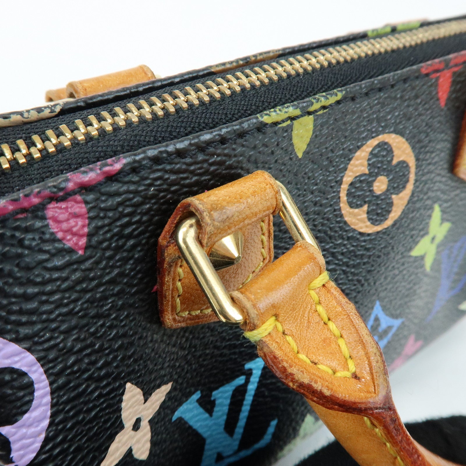 Louis Vuitton Monogram Multicolor Mini Speedy Mini Bag Noir M92644