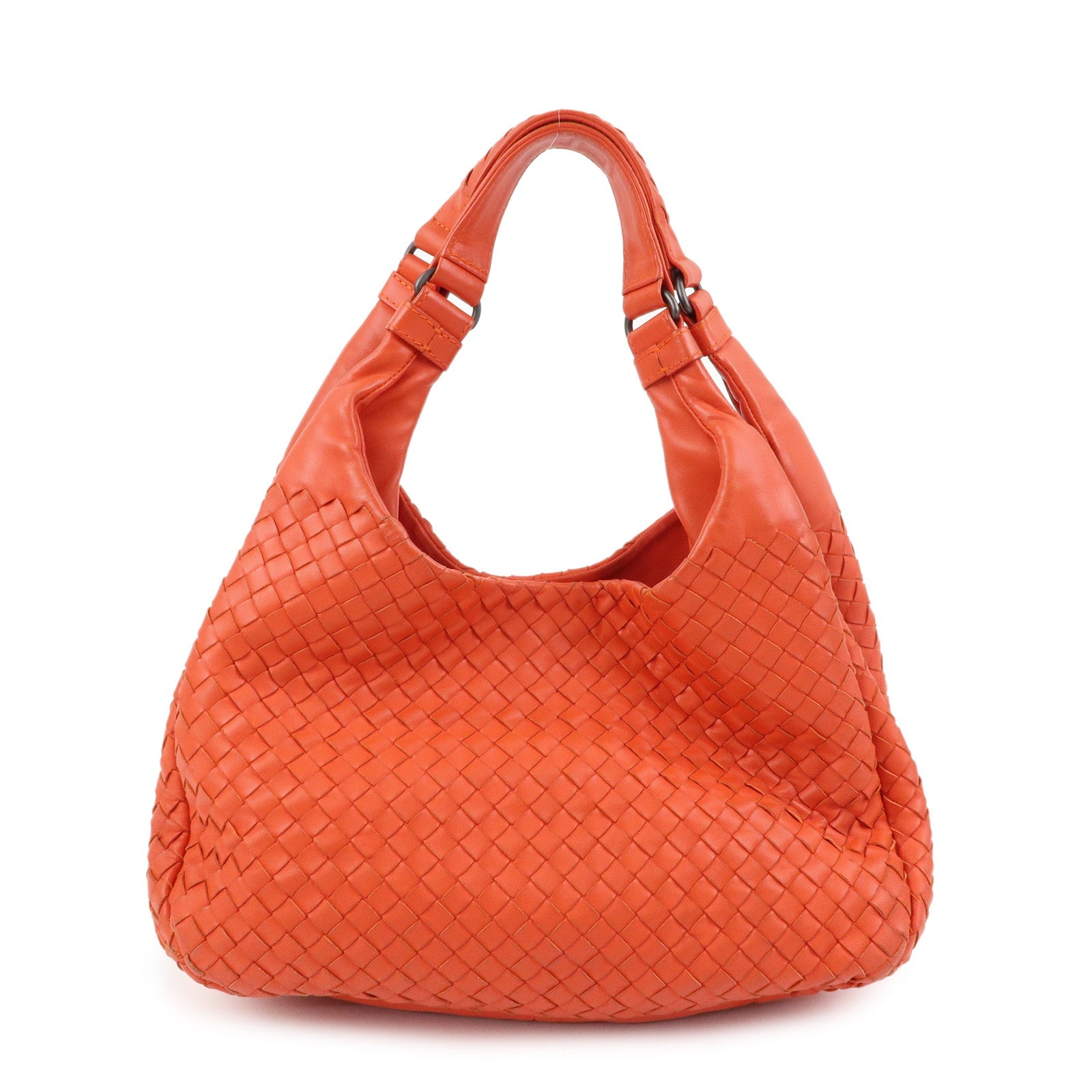 BOTTEGA VENETA Intrecciato Medium Campana Leather Hand Bag 125787