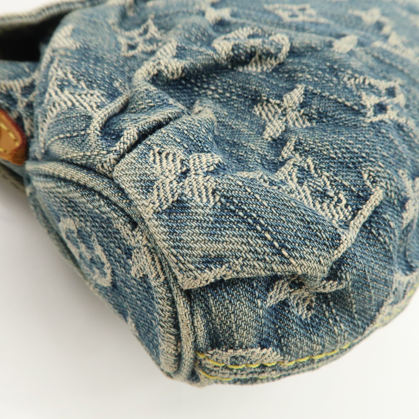 Louis Vuitton Monogram Denim Mini Pleaty Shoulder Bag M95050