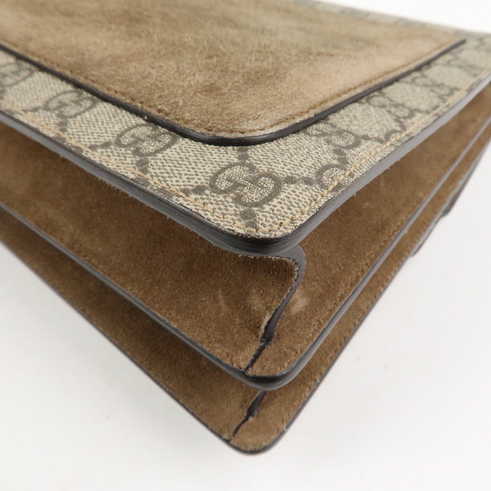 GUCCI Dionysus GG Supreme Chain Shoulder Bag Brown 403348 Used