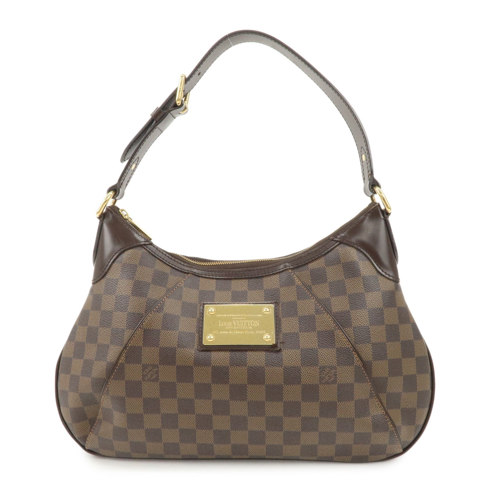 Louis Vuitton Damier Thames PM Shoulder Bag Hand Bag N48180