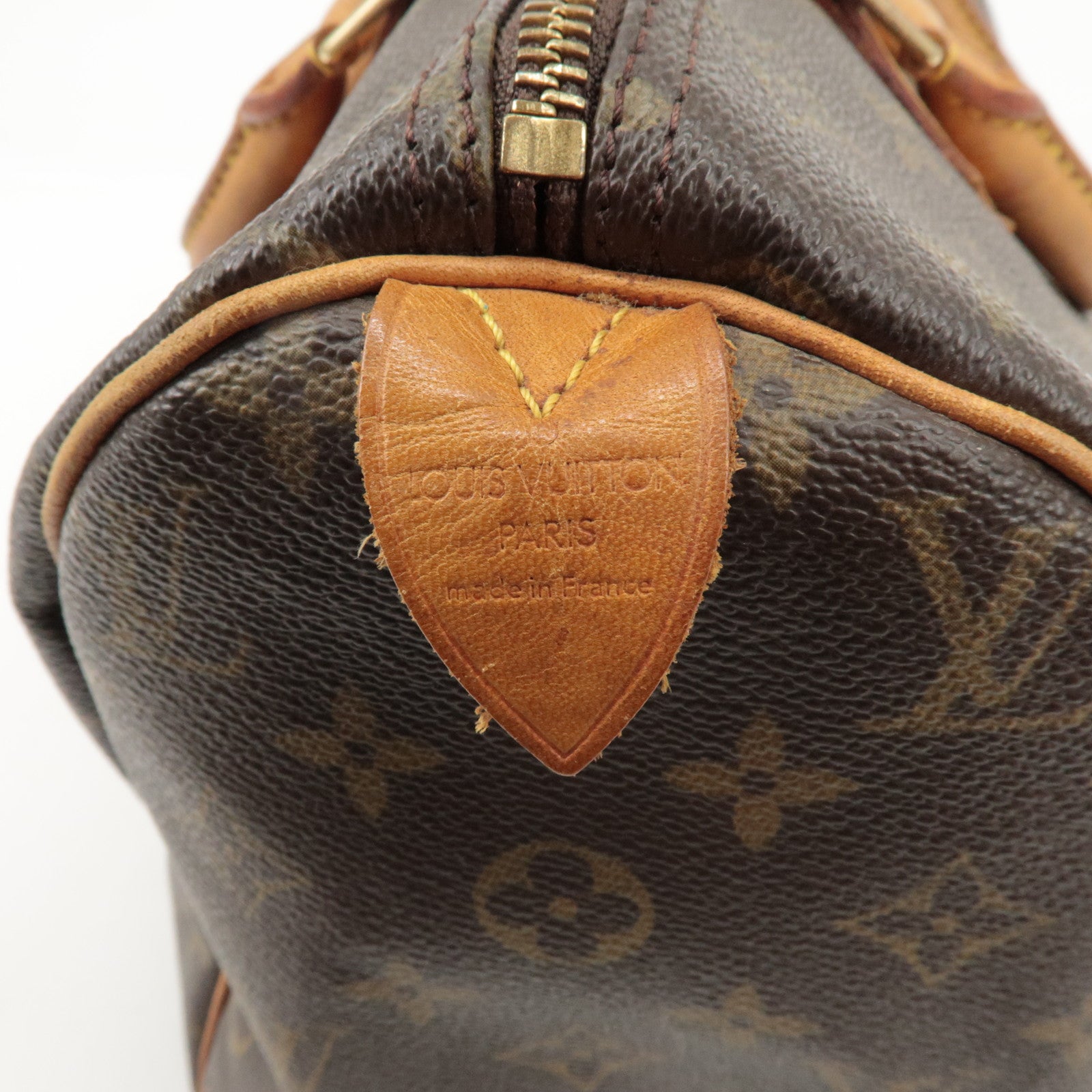 Louis Vuitton Monogram Speedy 30 Hand Bag Boston Bag M41526 Used