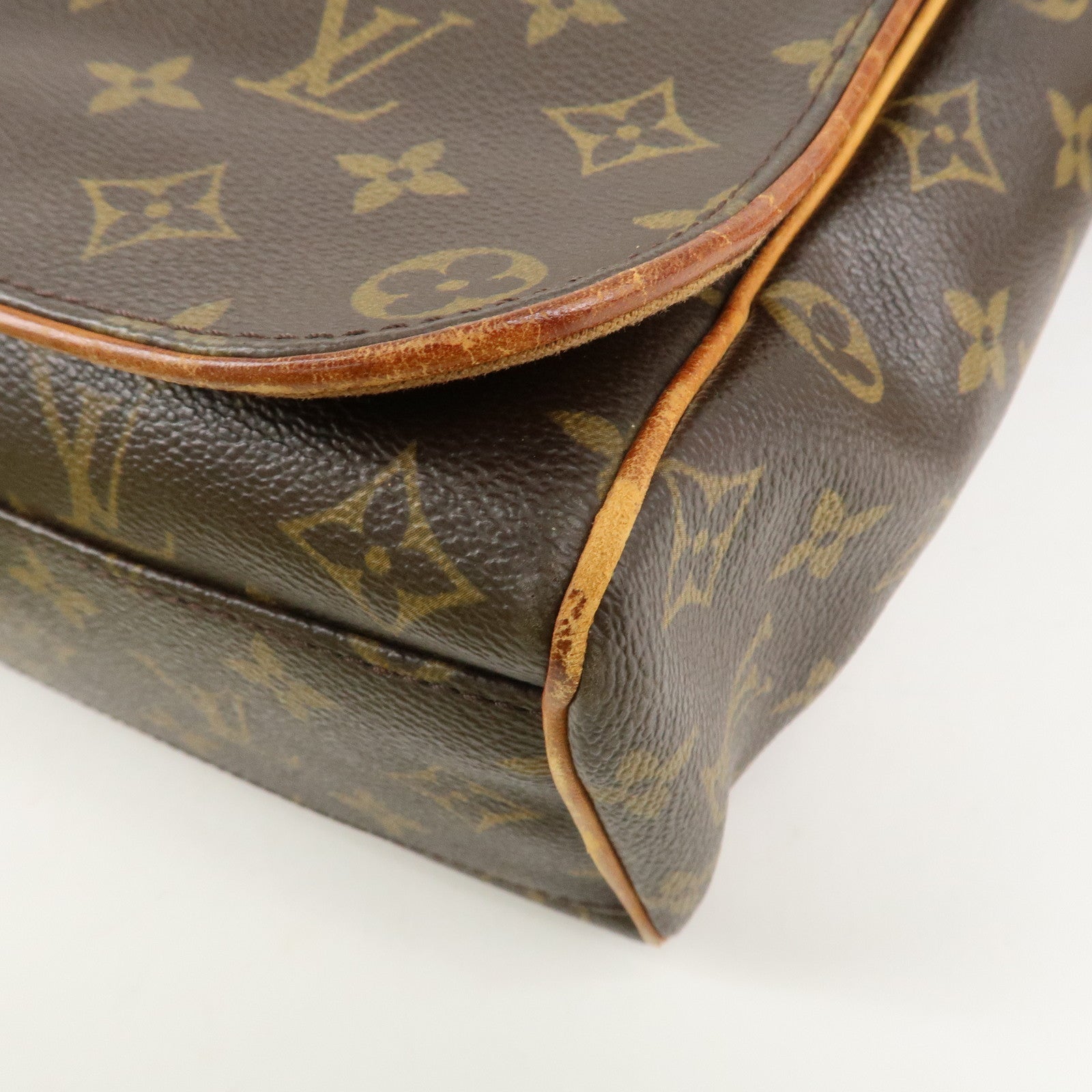 Louis Vuitton Monogram Abbesses Messenger Bag Brown M45257 Used