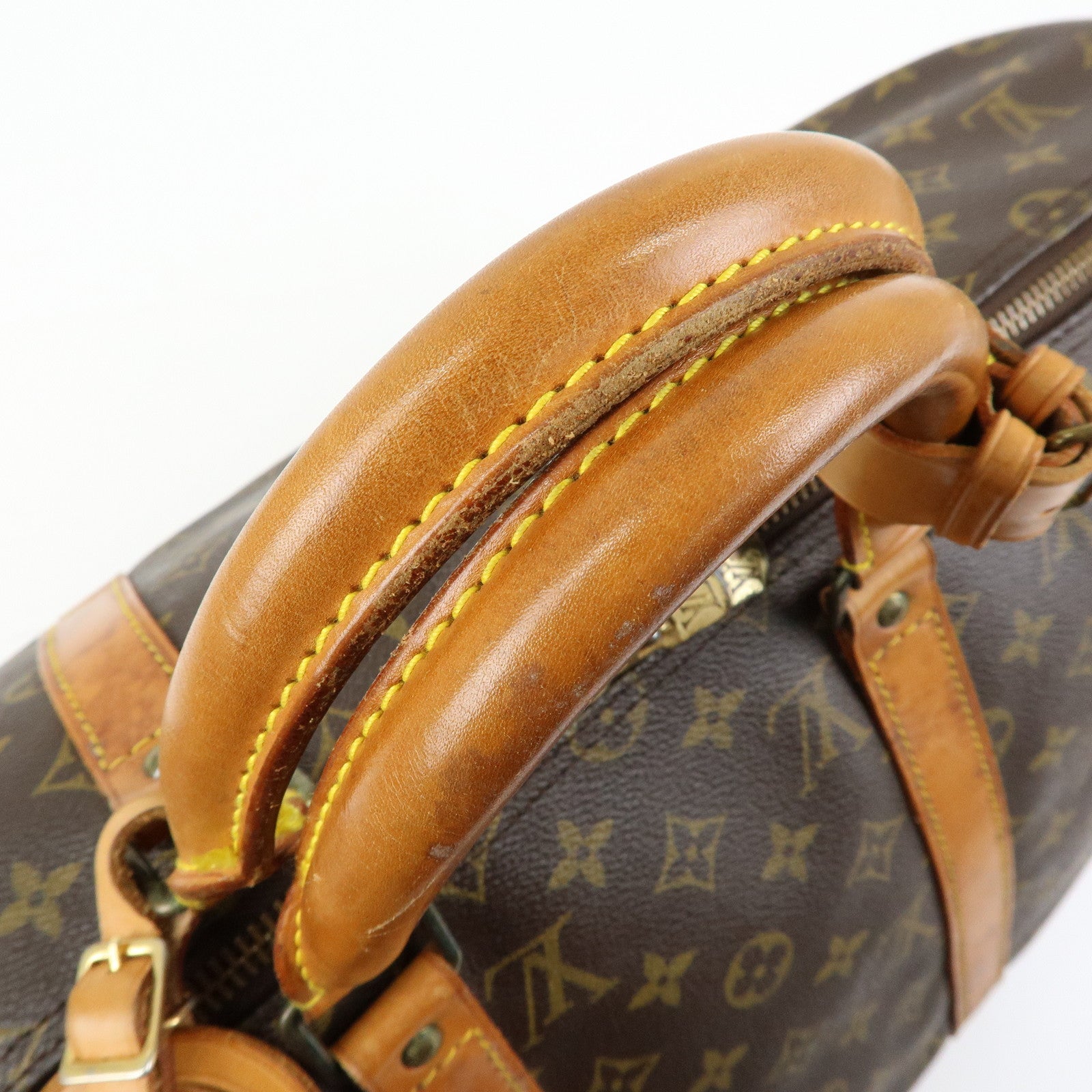 Louis Vuitton Monogram Keep All Bandouliere 50 Boston Bag M41416
