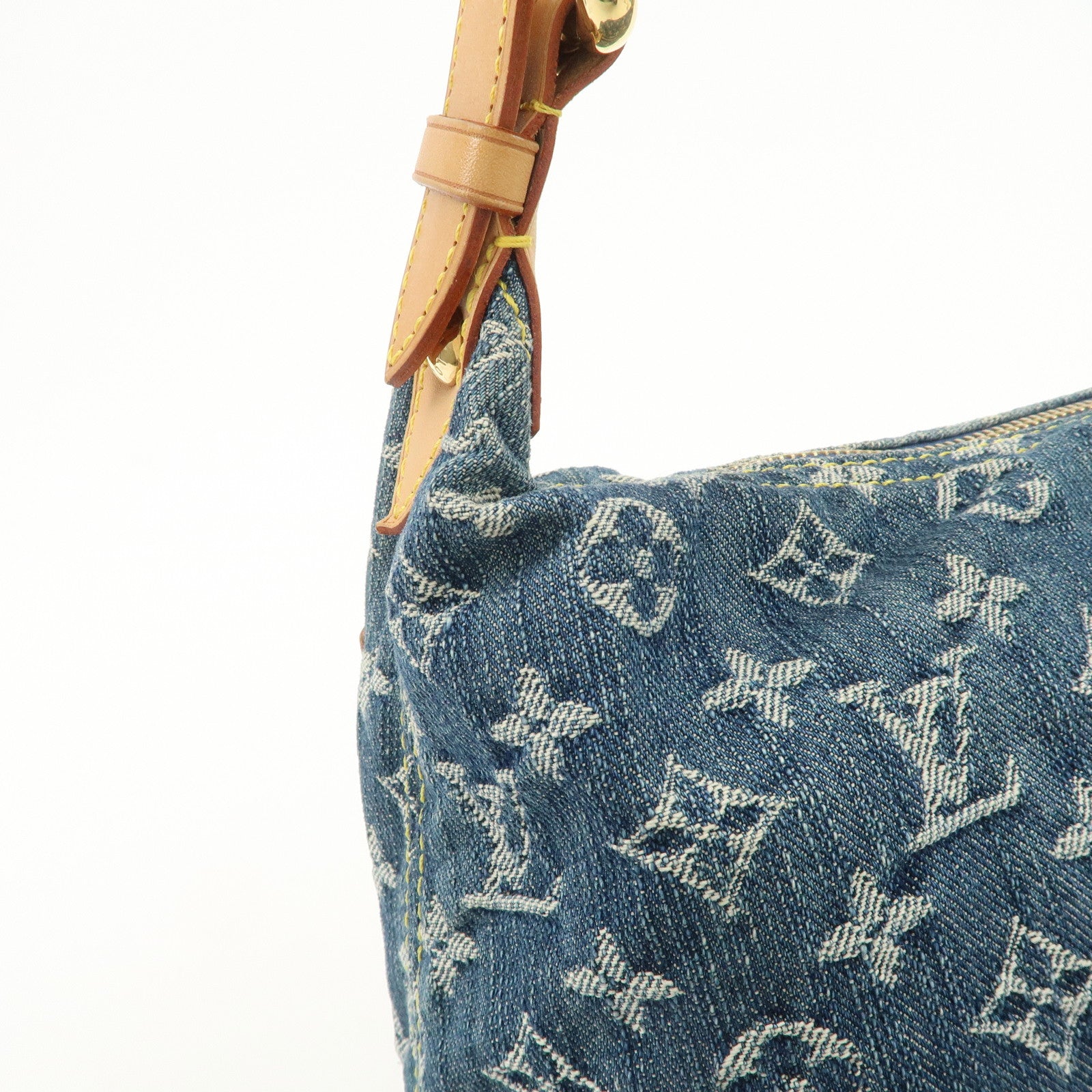 Louis Vuitton Monogram Denim Baggy PM 2Way Bag Shoulder Bag M95049