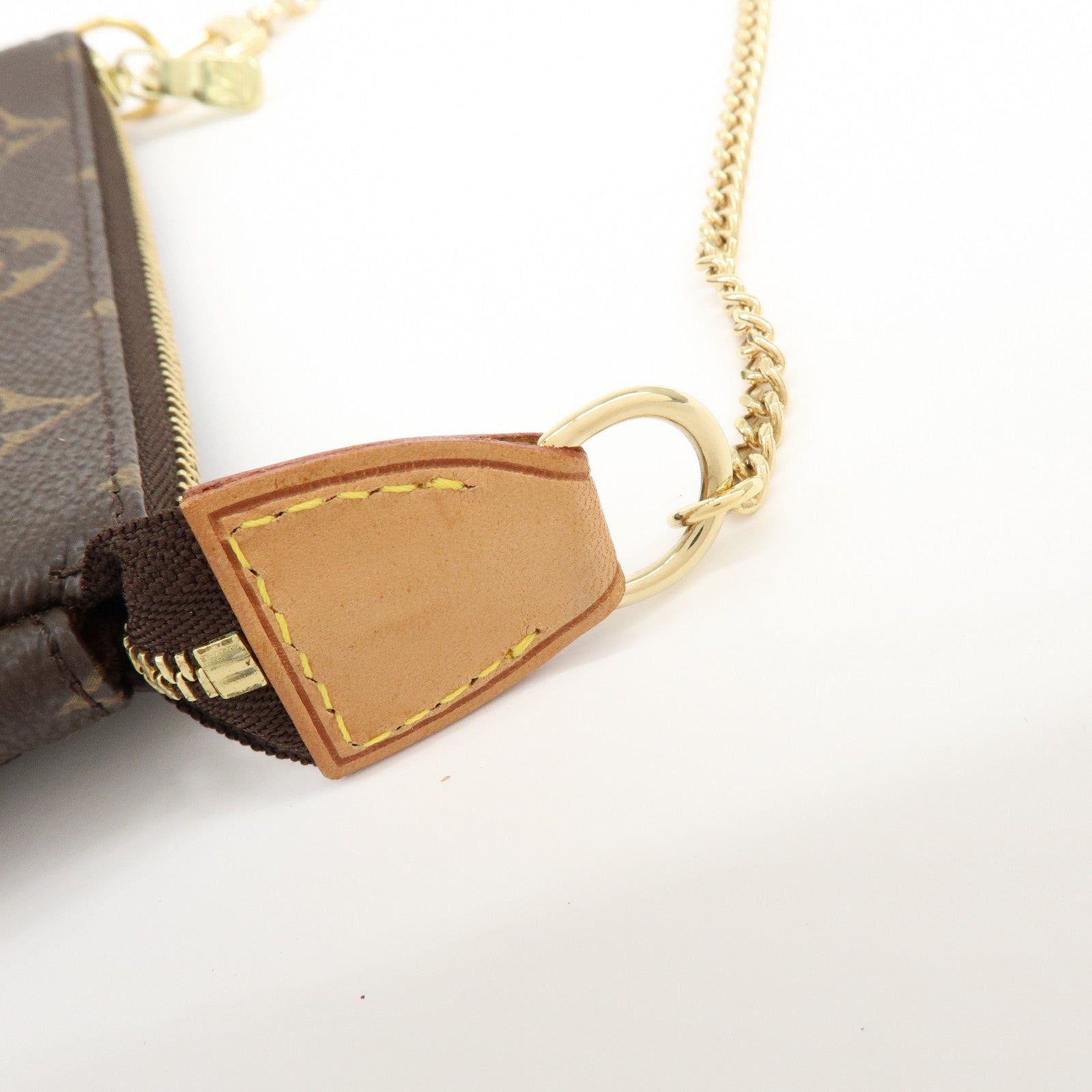 Louis Vuitton Monogram Mini Pochette Accessoires Hand Bag M58009