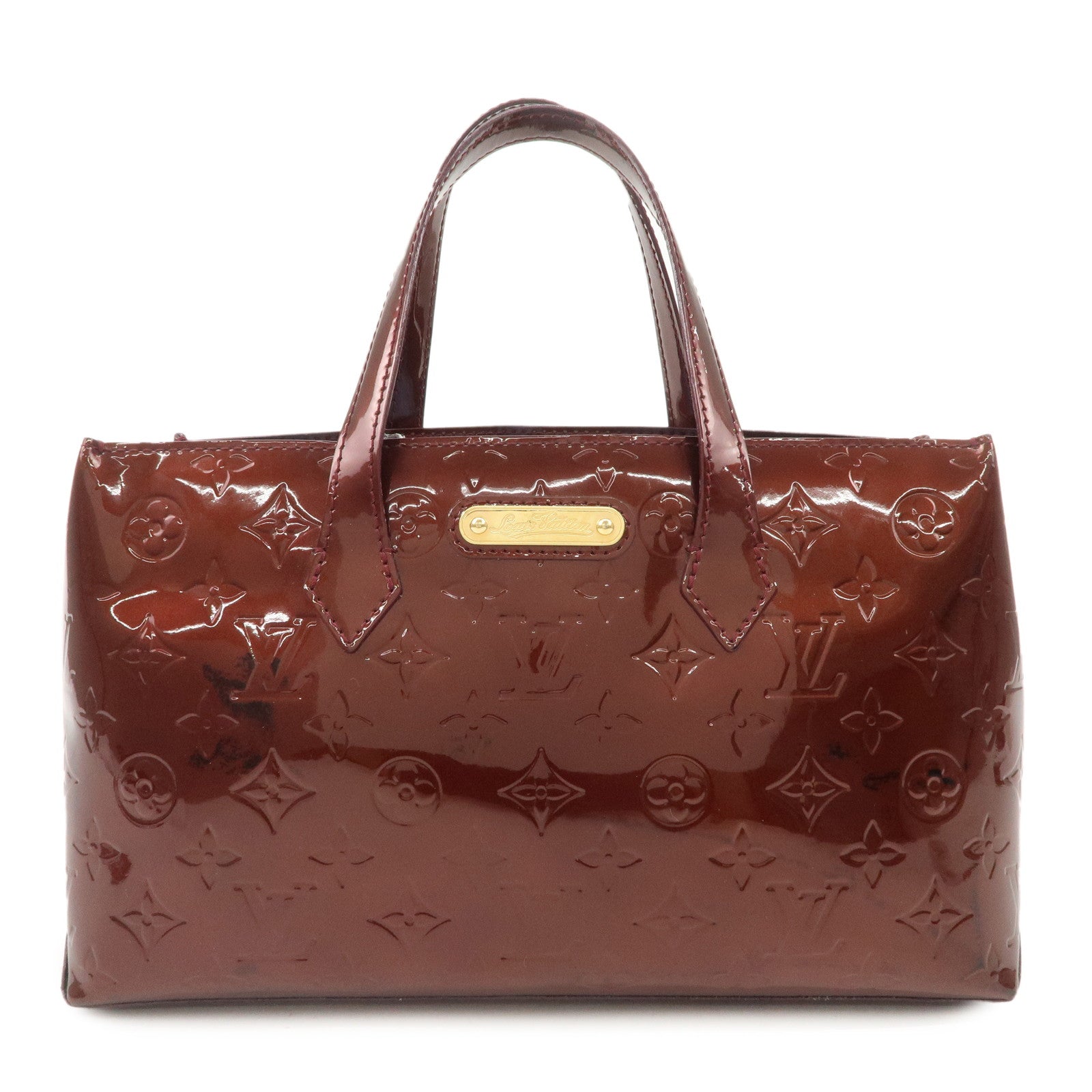 Louis Vuitton Monogram Vernis Wilshire PM Rouge Faurviste M91644 Used