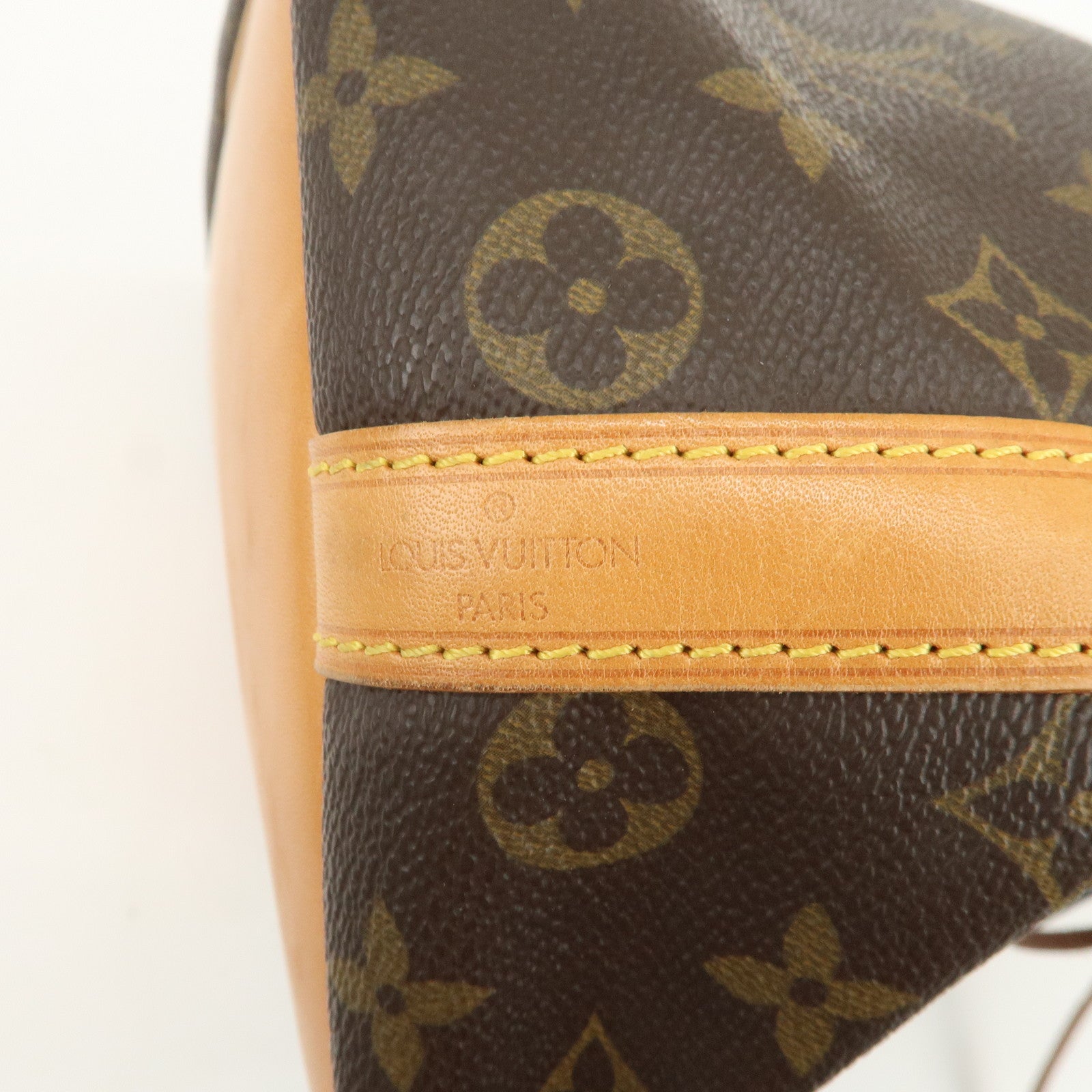 Louis Vuitton Monogram Petit Noe Shoulder Bag Brown M42226